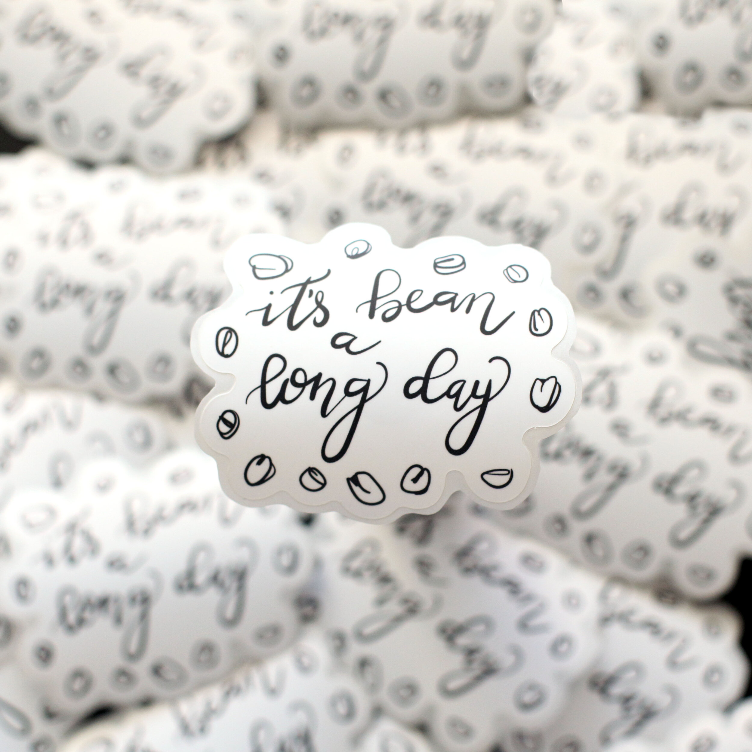 It's Bean A Long Day Sticker