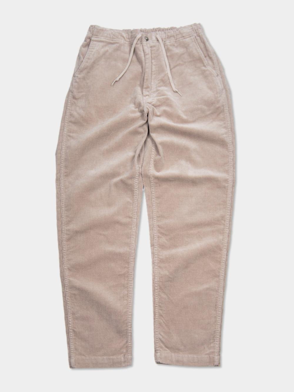New Yorker Pant in Light Grey Stretch Corduroy —