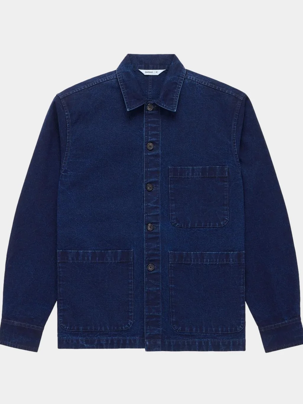 Shop Jacket in Indigo Canvas