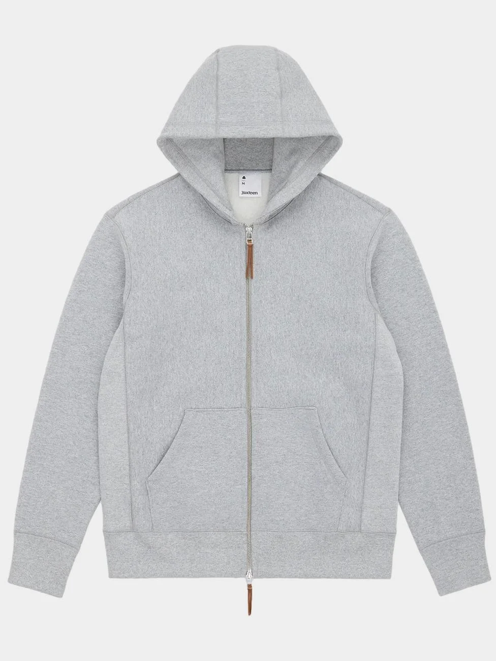 Heavyweight Zip Hoodie in Grey