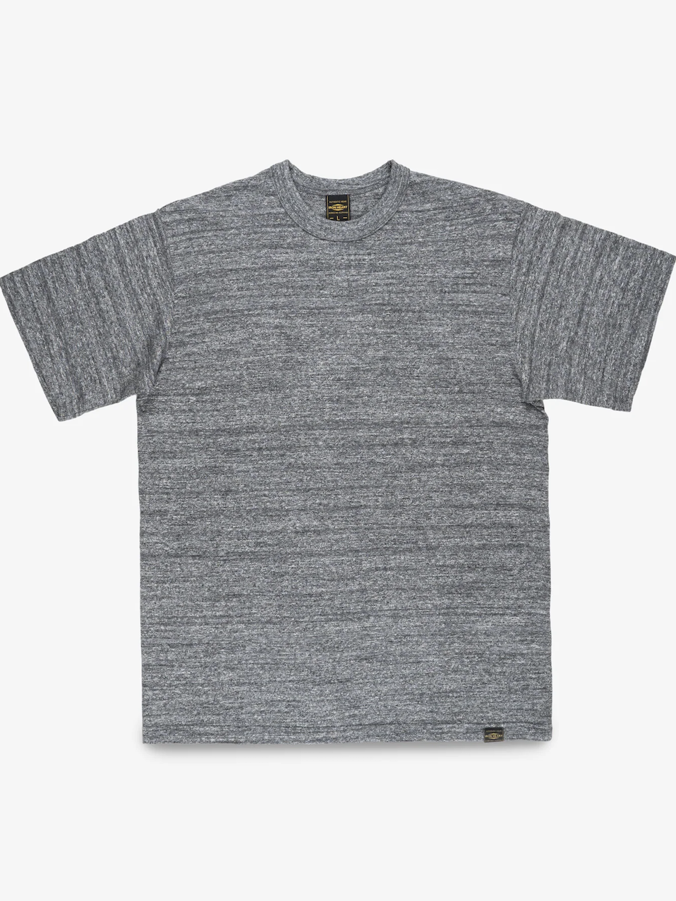 6.5 oz. Loopwheel Crewneck T-Shirt w/ Longer Body in Grey (IHT-1610L-GRY)
