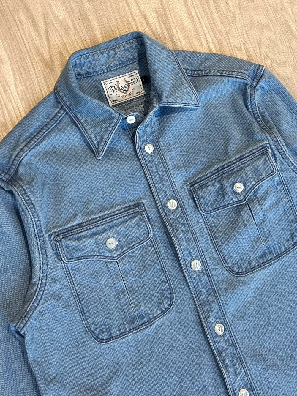 トップス A PUZZLING BLEACH CORDUROY SHIRTS Men's Garment