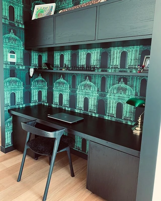 A small win today👏 
We just had to find the perfect chair for our home office space. 
@cuchifurniture never fails for the perfect piece. 
Had to convince client to have a touch of sheepskin for her touché ✔️ #chair #perfectchair #auckland #aucklandd