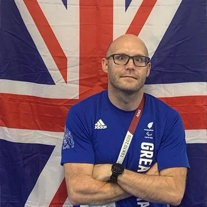 Ritchie Barber, HP3 physiotherapist and Paralympic silver medallist