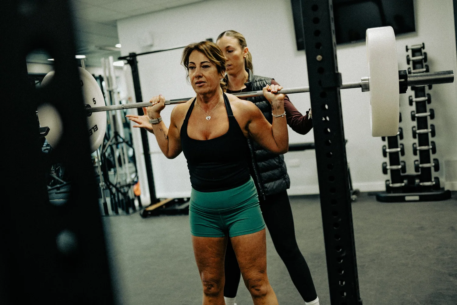 HP3 athlete performing strength and conditioning work in the gym