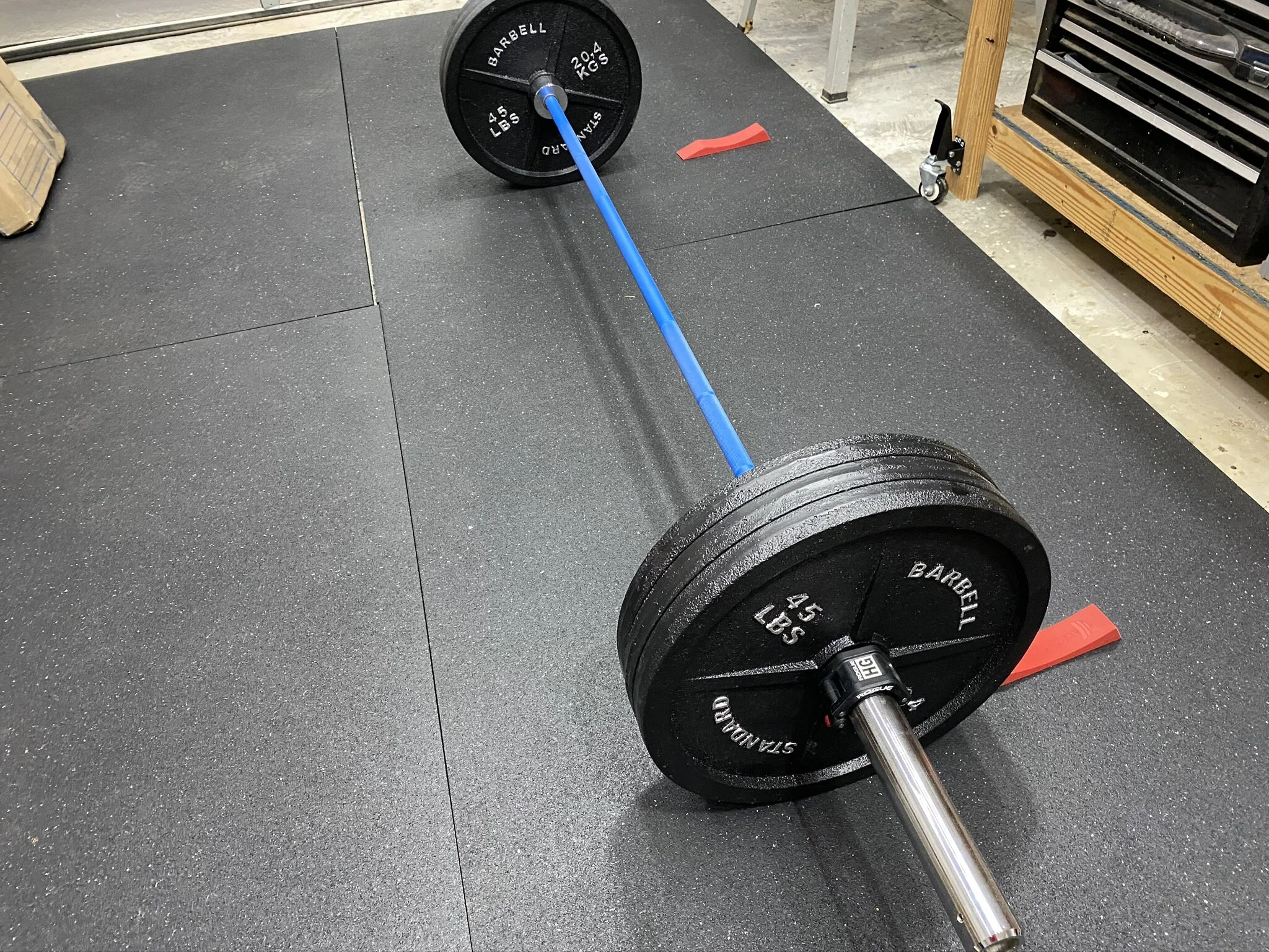 Texas Deadlift Bar Blue Cerakote Review — Lift The Barbell Texas Deadlift Bar Blue Cerakote Review — Lift The Barbell