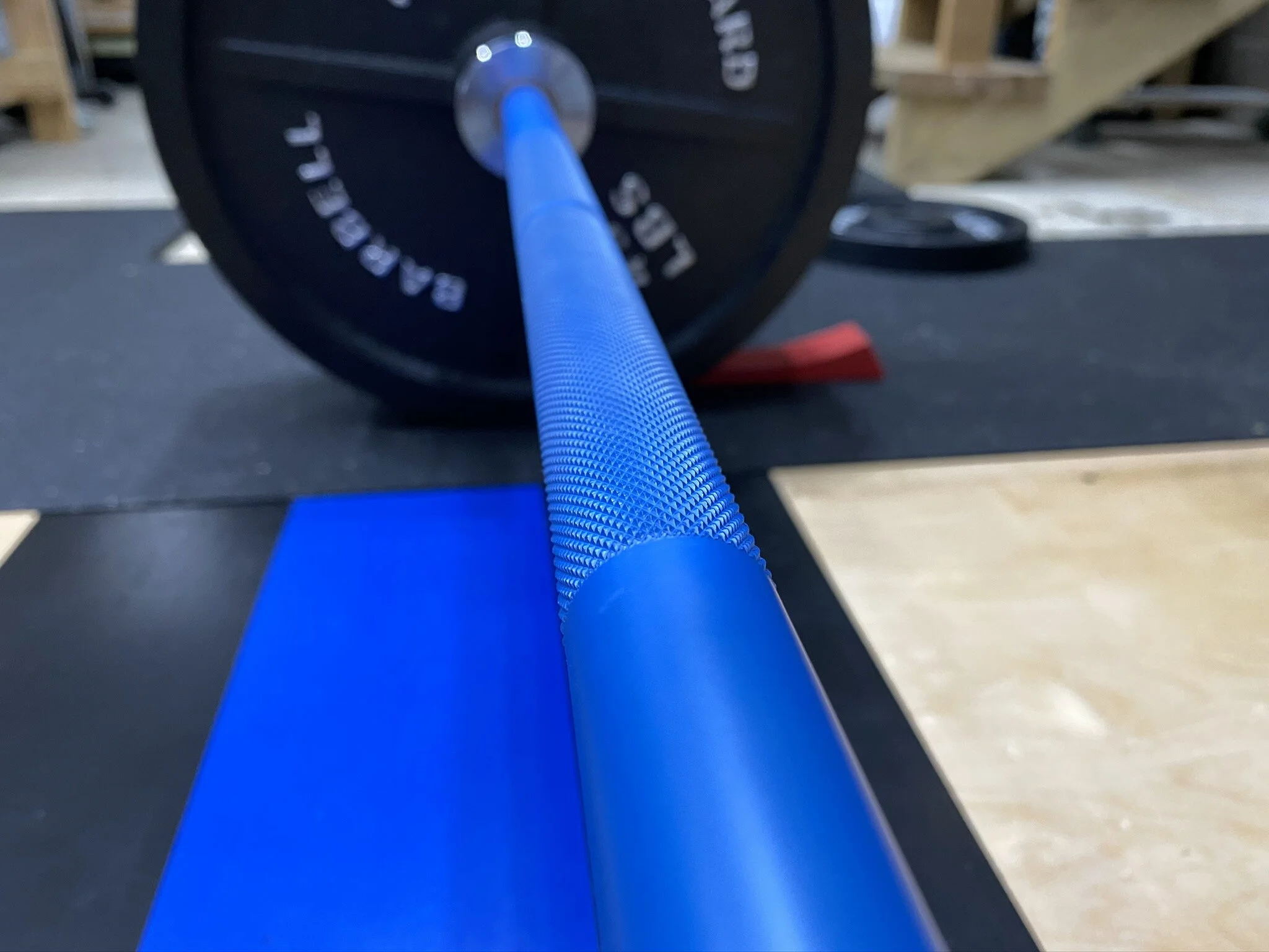 texas deadlift bar blue cerakote.jpeg