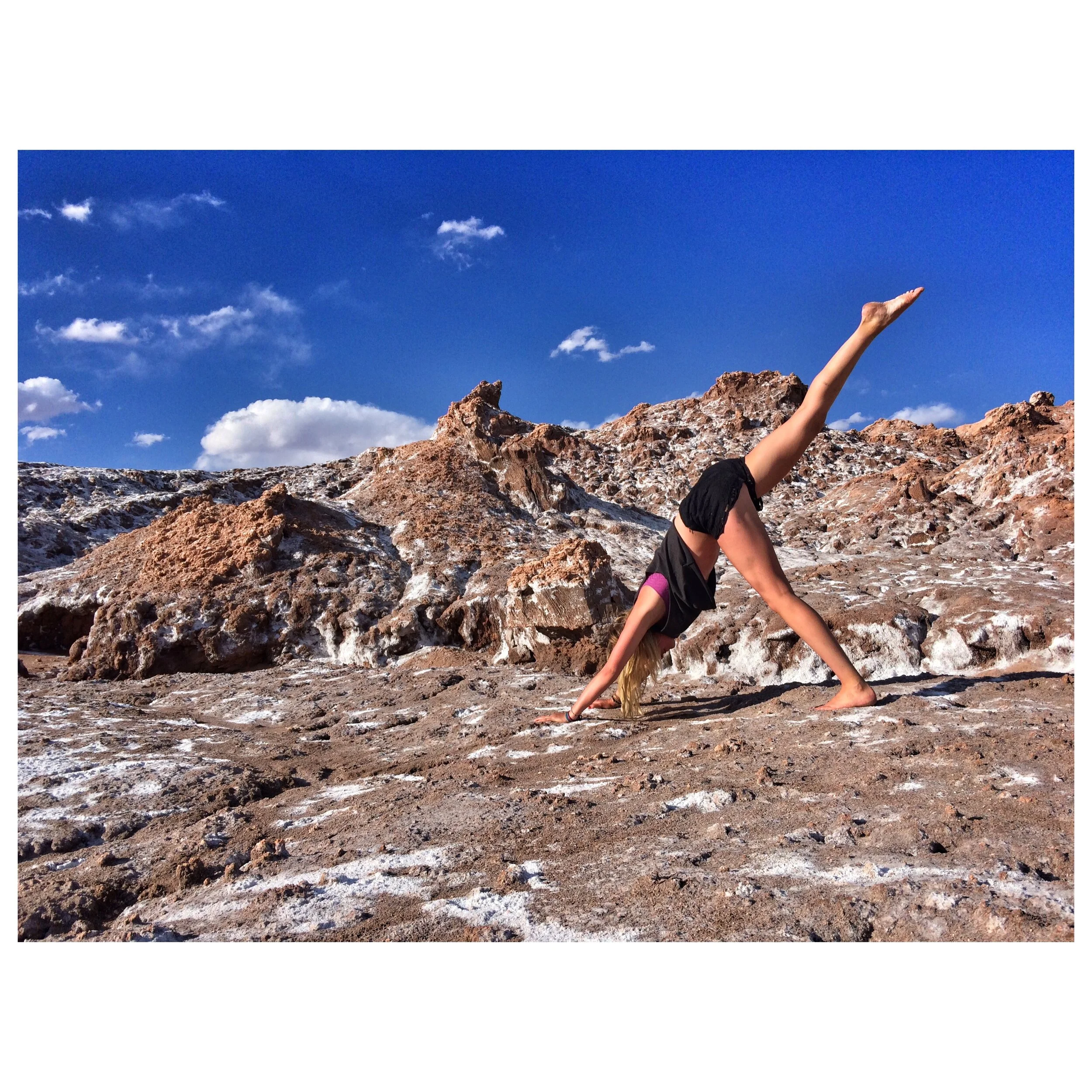 Playing in the Atacama Desert