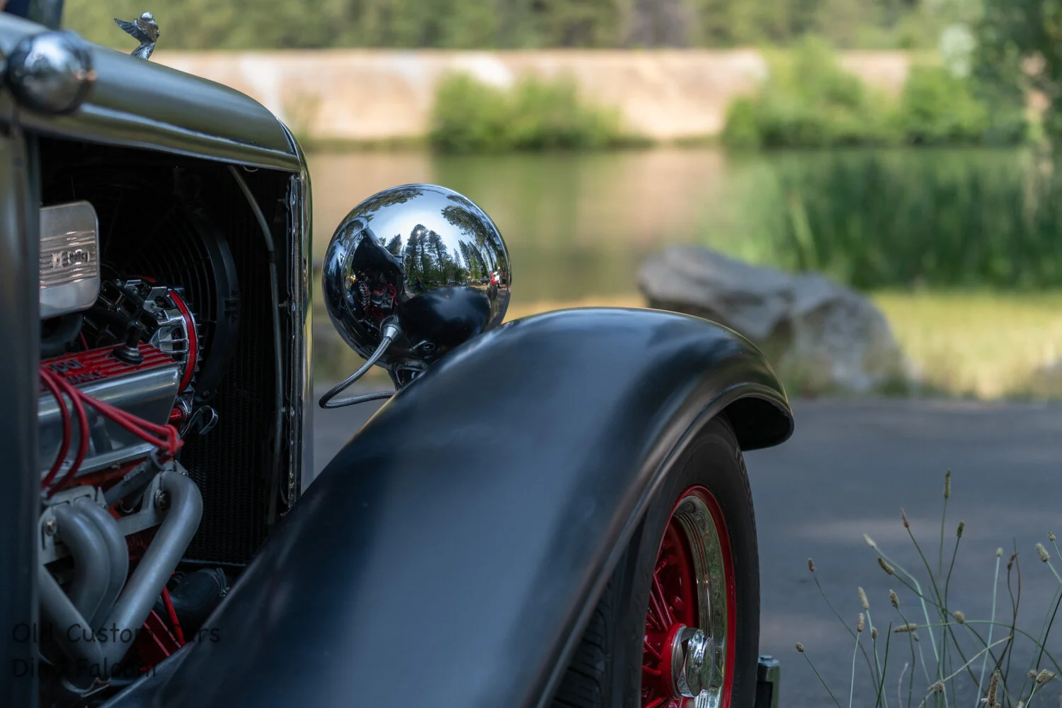 Classic cars - A day at the lake