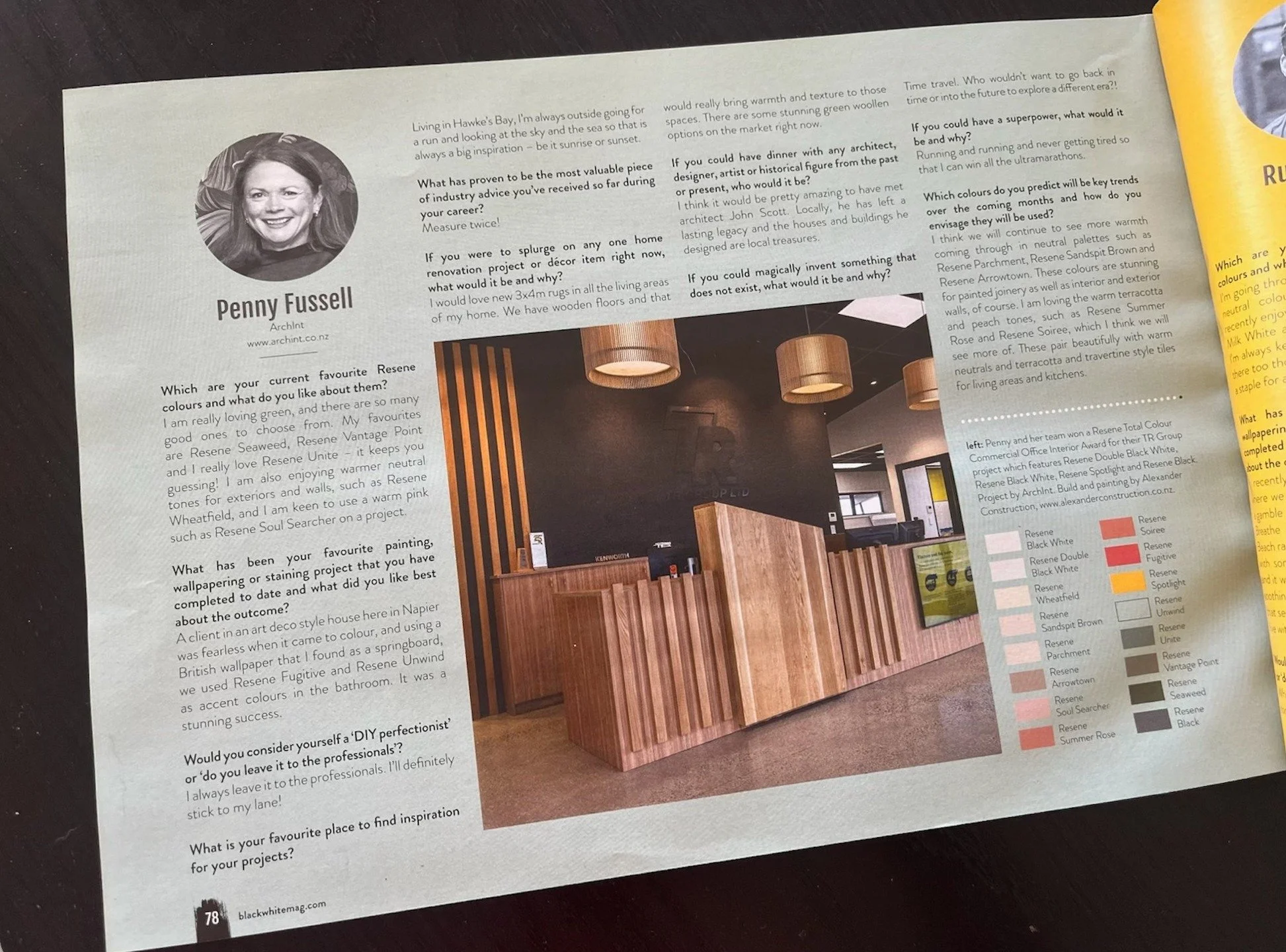 Exciting News! 
Our talented Interior Specialist, Penny Fussell, was featured in the latest Resene magazine following our big win at the 2025 Resene Colour Awards! 🏆

Penny&rsquo;s practical approach and passion for design make her the perfect guide