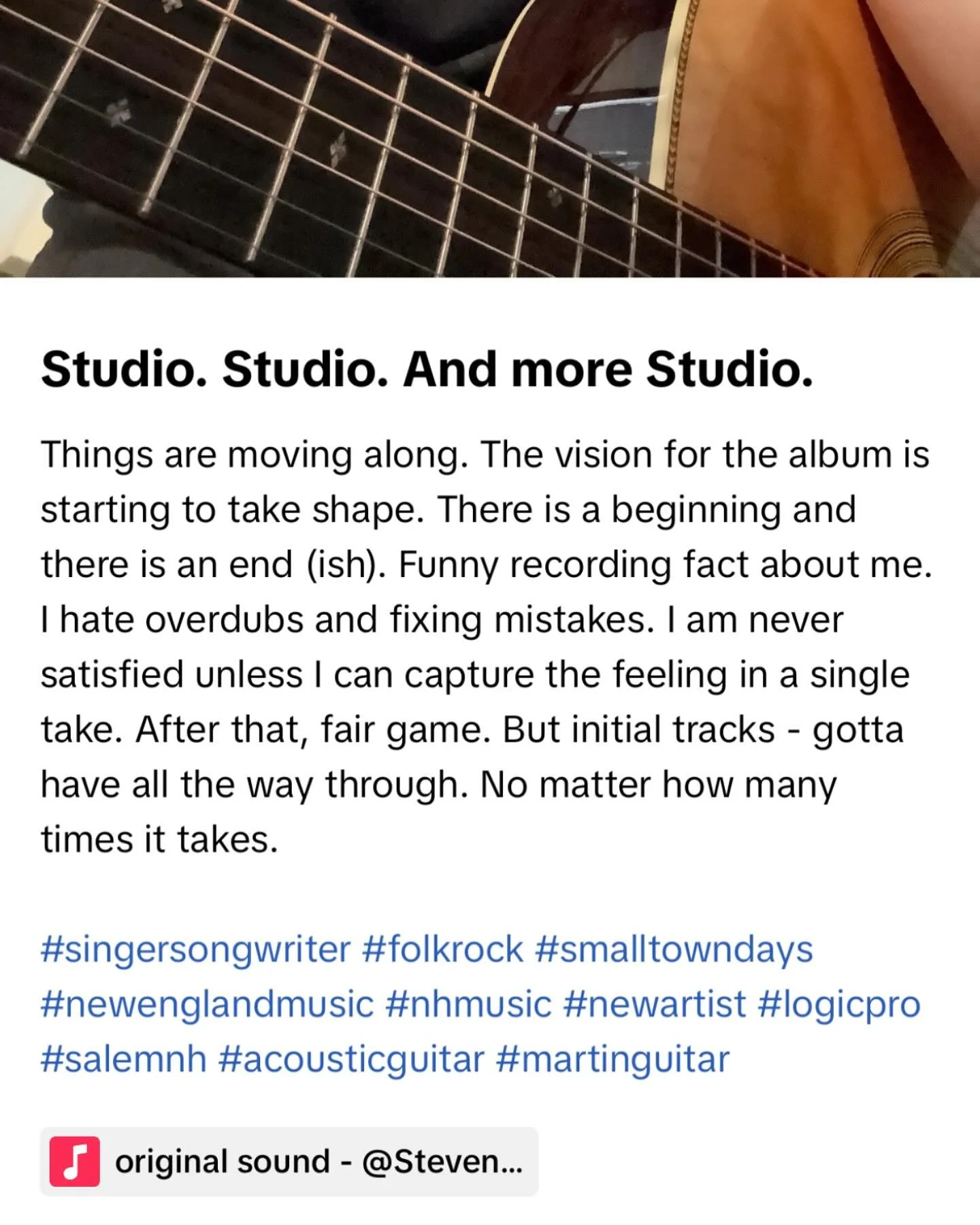 Heya Night Owls. It&rsquo;s me. Night Owl. Let&rsquo;s get this damn album done, shall we? 🌙

Lots more stories in the pipeline. What&rsquo;s your story?

#singersongwriter #nhmusic #newenglandmusic #bostonmusic #supportyourscene #nhlivemusic