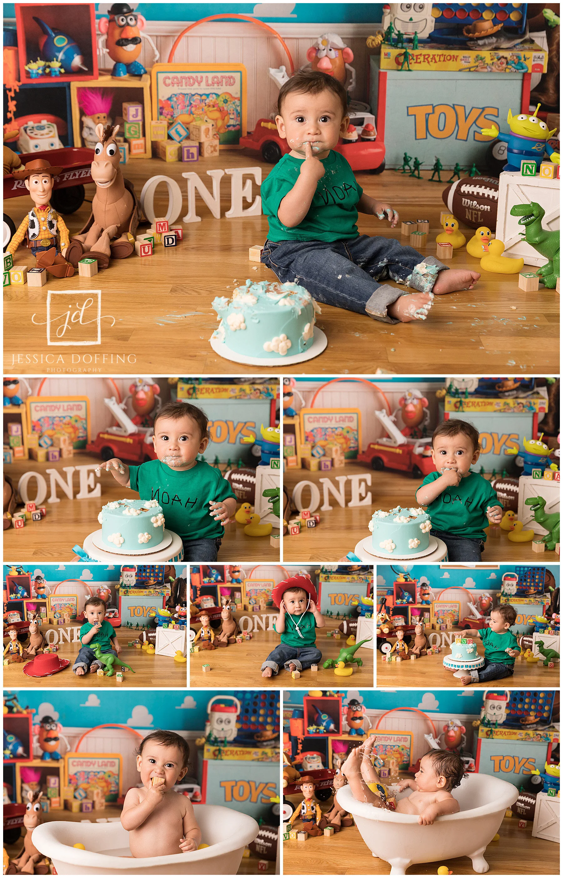 First birthday cake smash photography Austin
