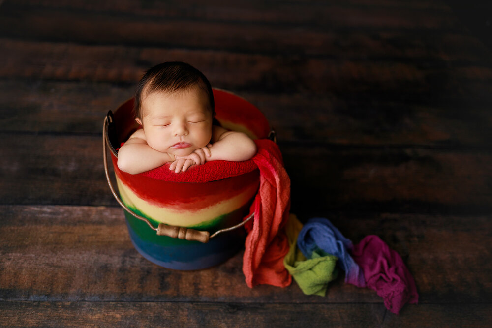 Rainbow baby. 