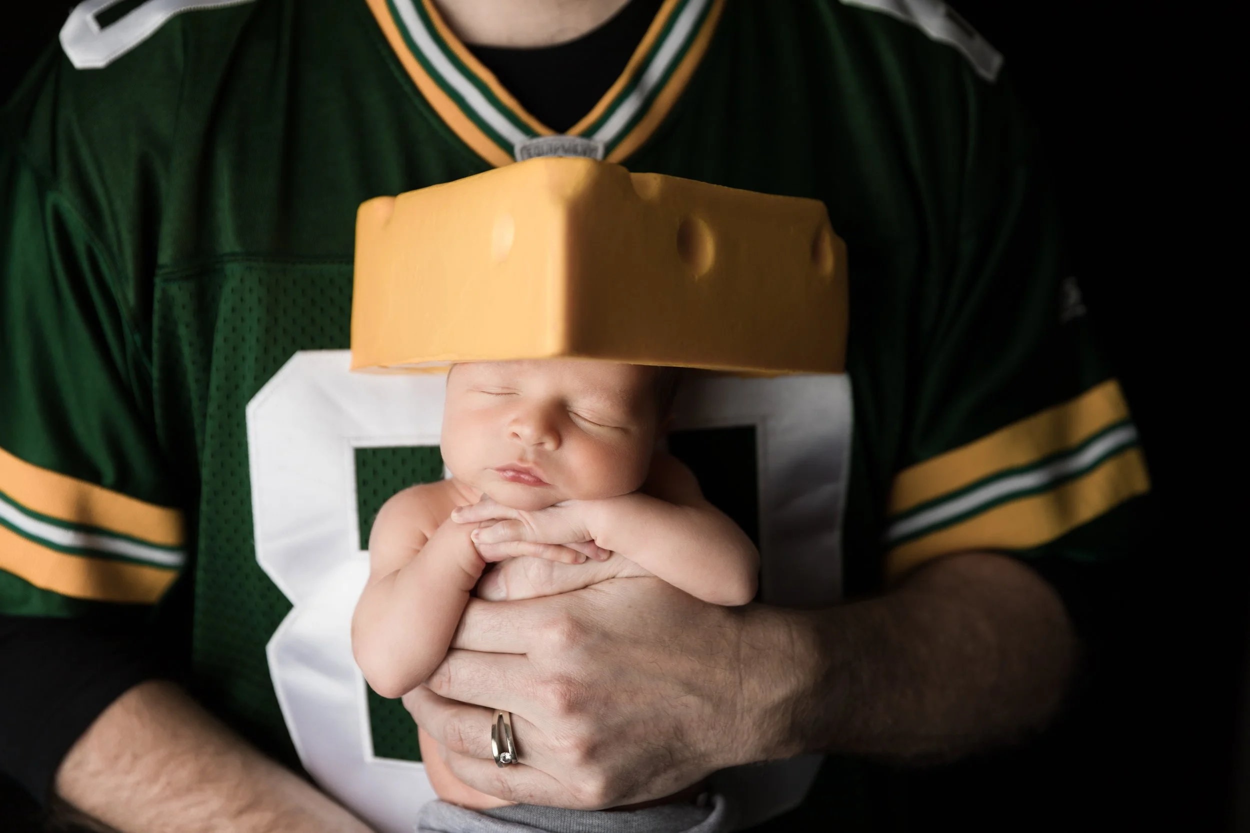 newborn-baby-football-cheesehead-theme.jpg
