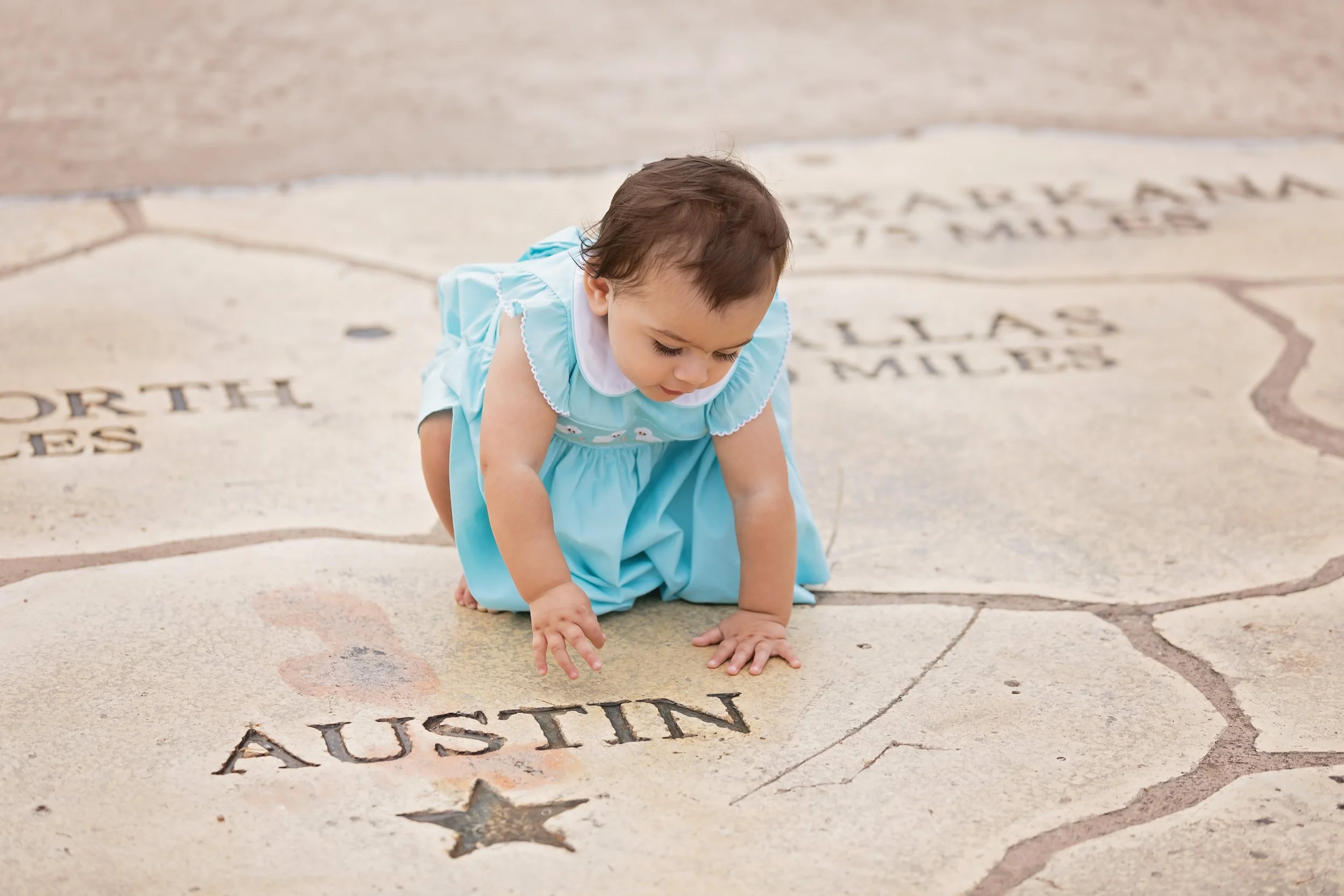 First Birthday Photo on Doug Sahm Hill
