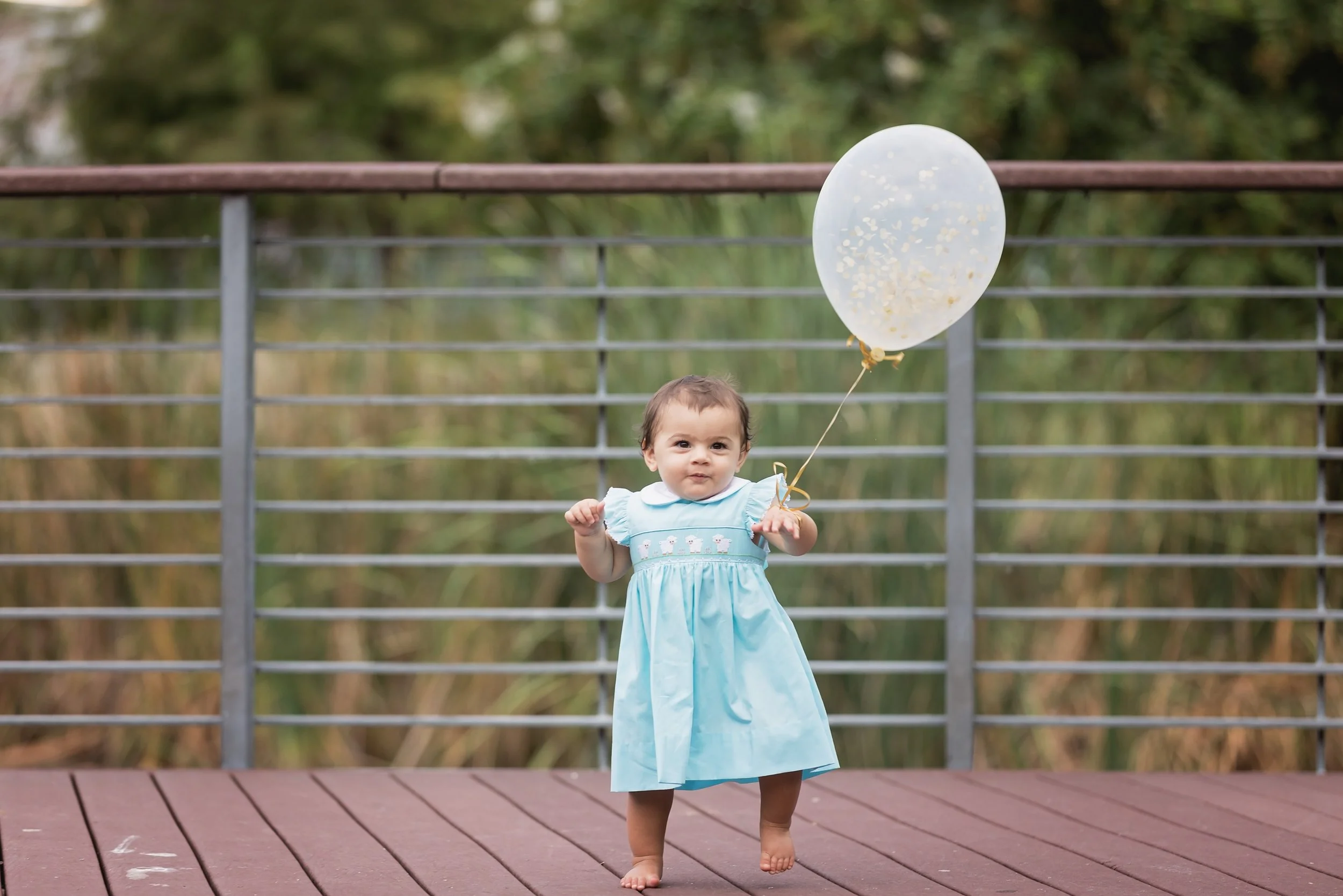 First Birthday Photos on Butler Park Pier
