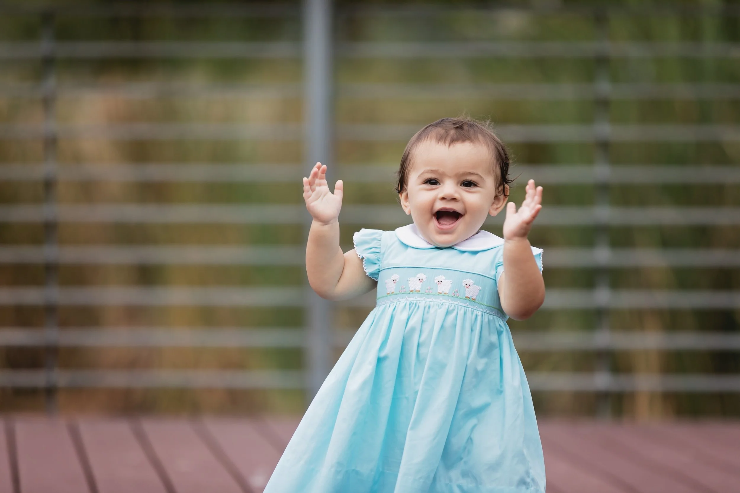 Baby Milestone Session at Butler Park