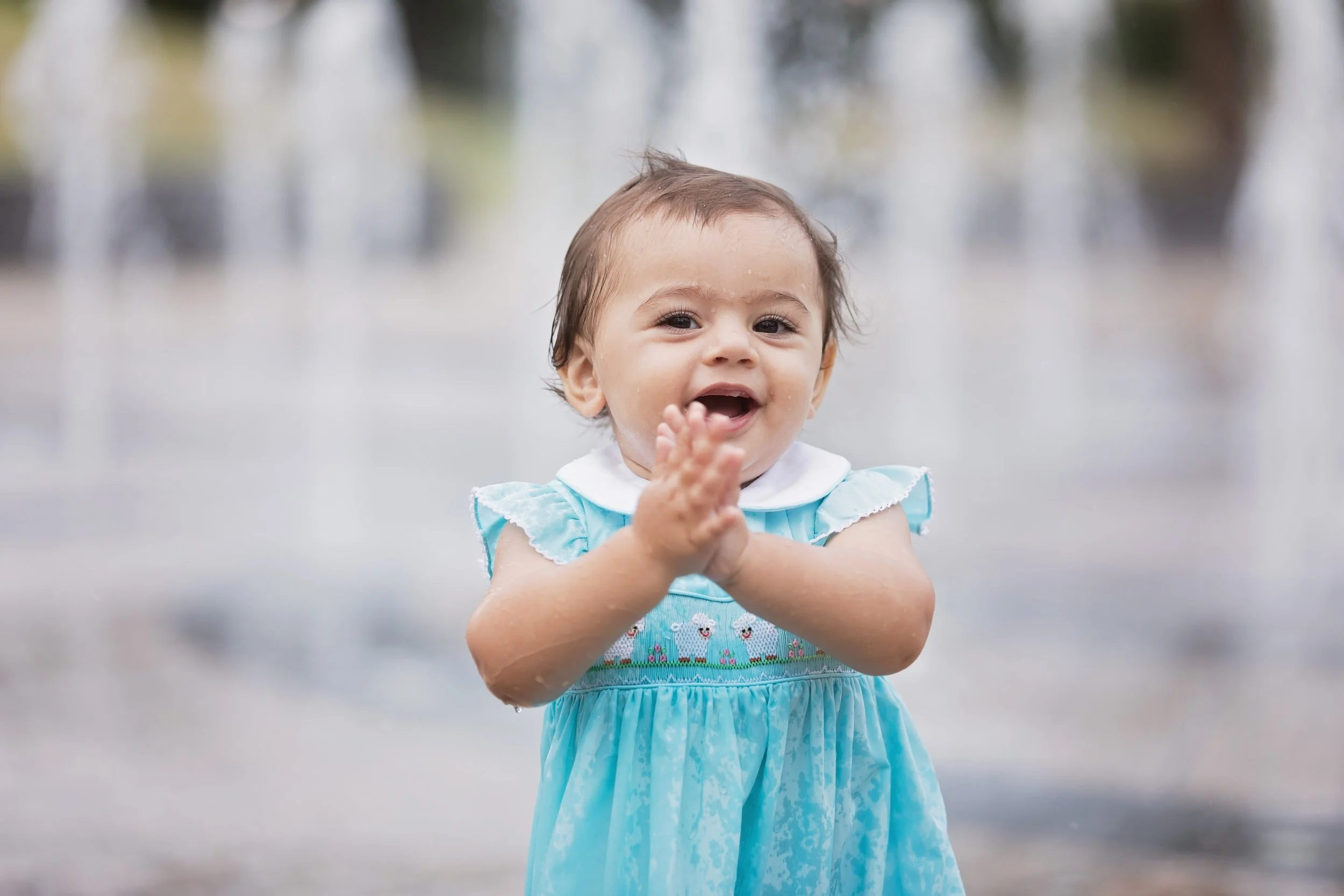 Happy Baby at Austin Splash Pad