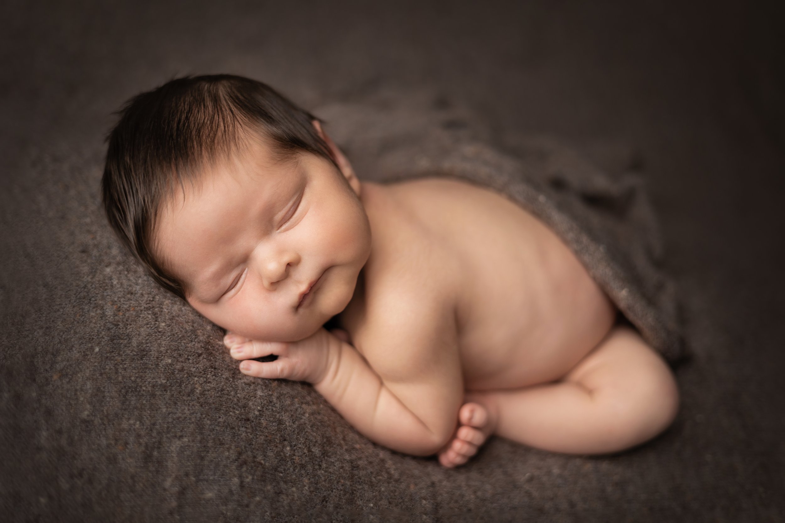 Neutral Styled Newborn Baby Boy Session