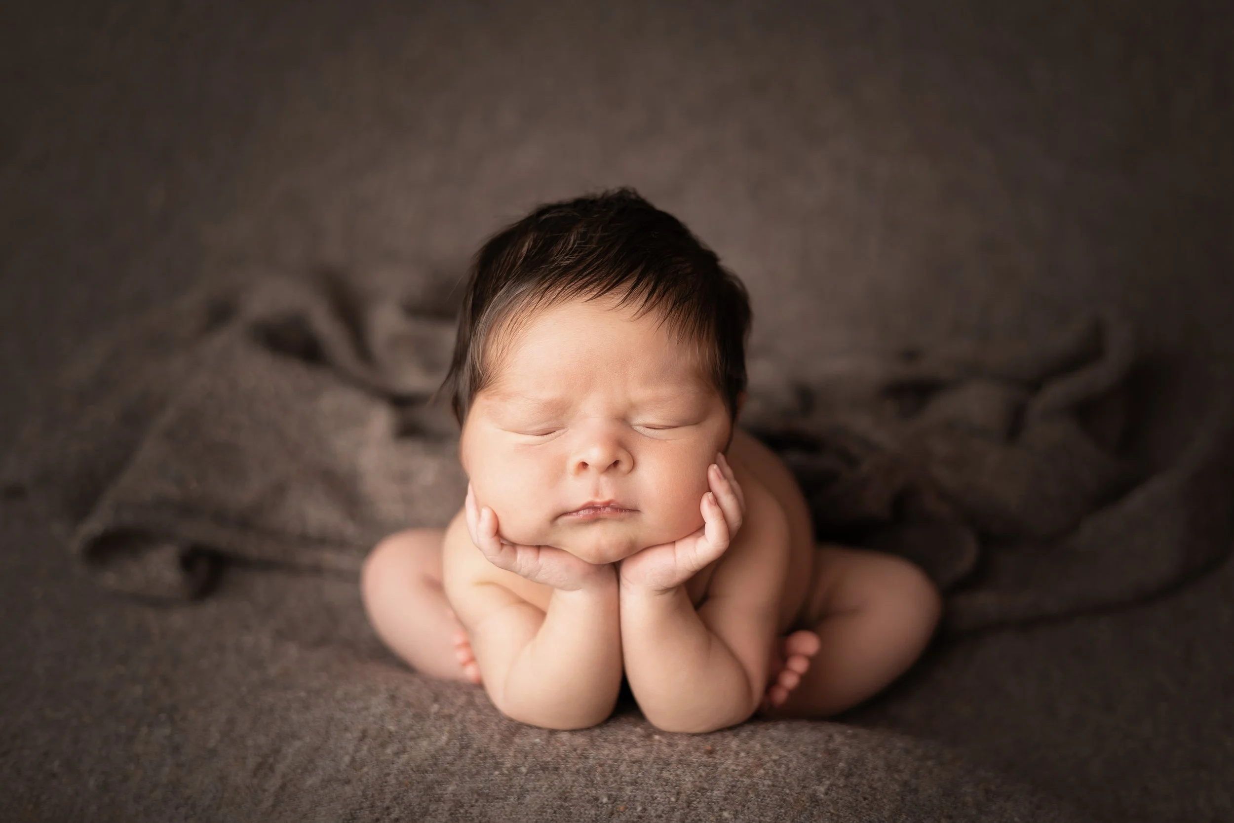 Neutral Styled Newborn Baby Boy Session