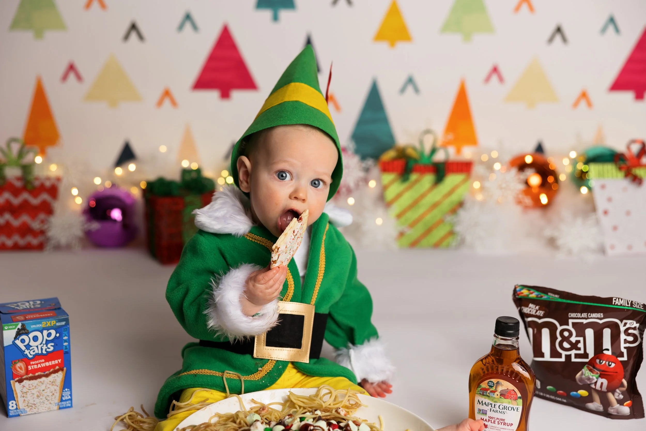 Baby Eating Pop-Tart During Buddy the Elf Smash