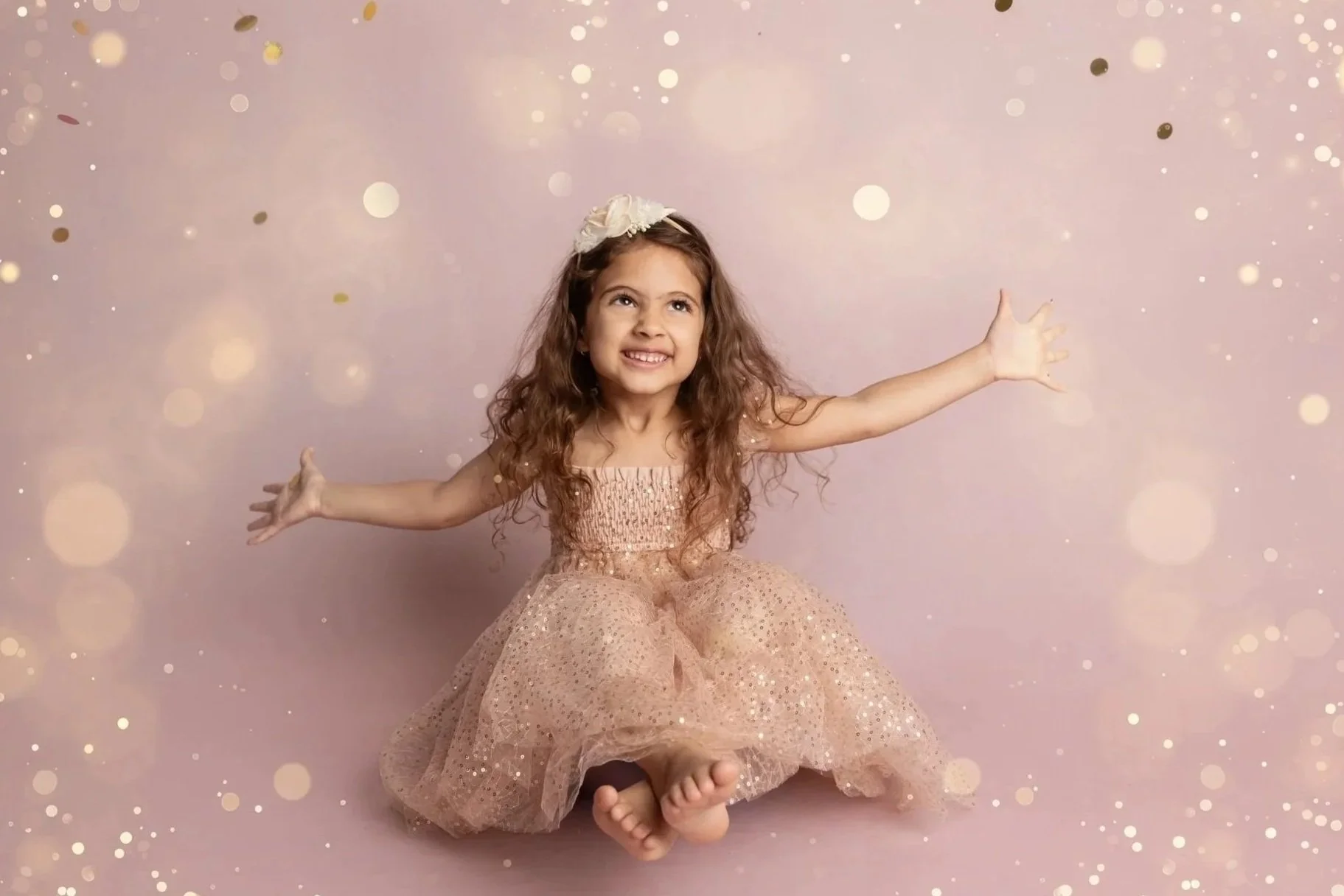 Sparkly Princess Style Glitter Session for Kids