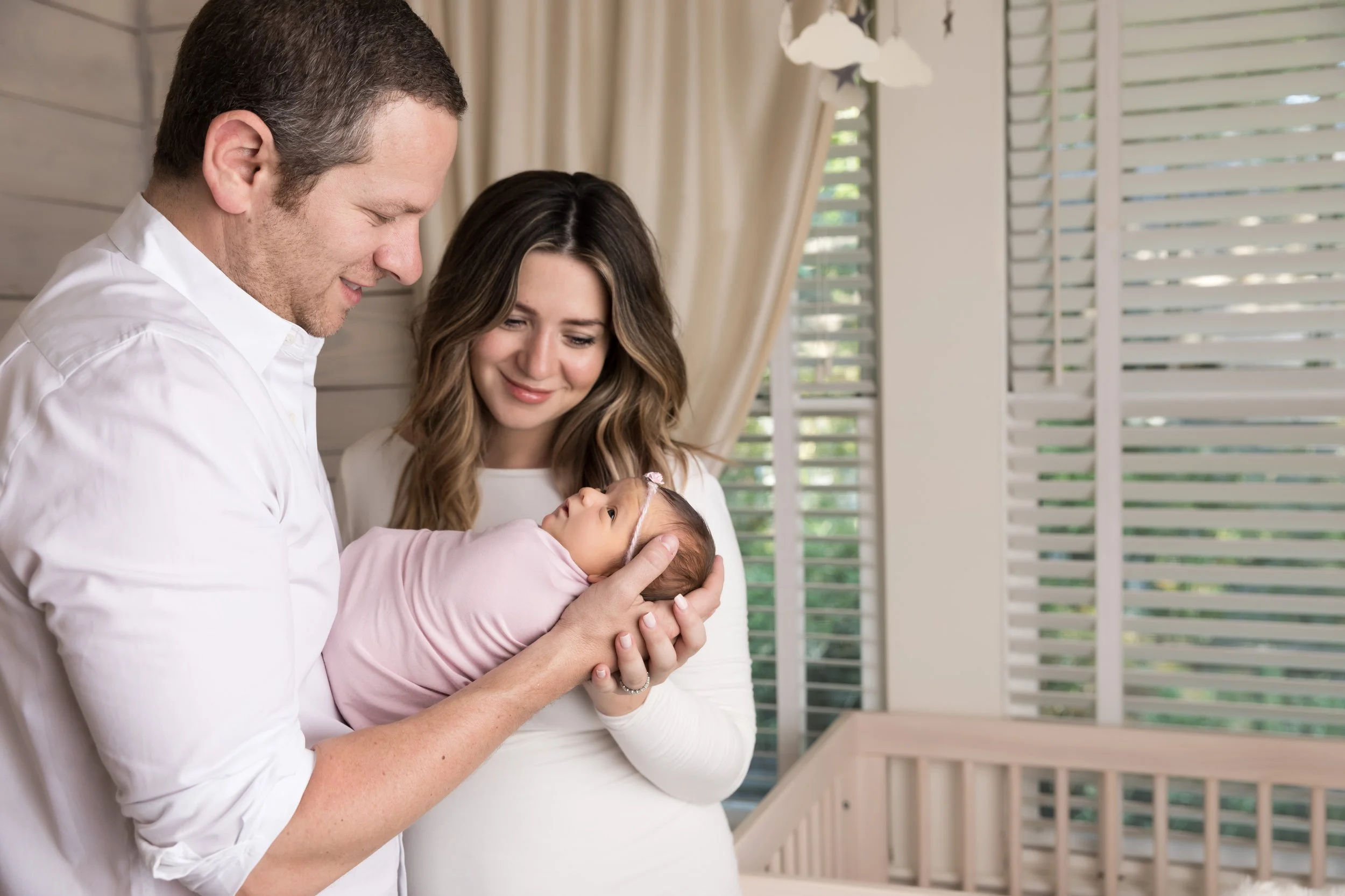 Lifestyle Newborn Photo with Parents