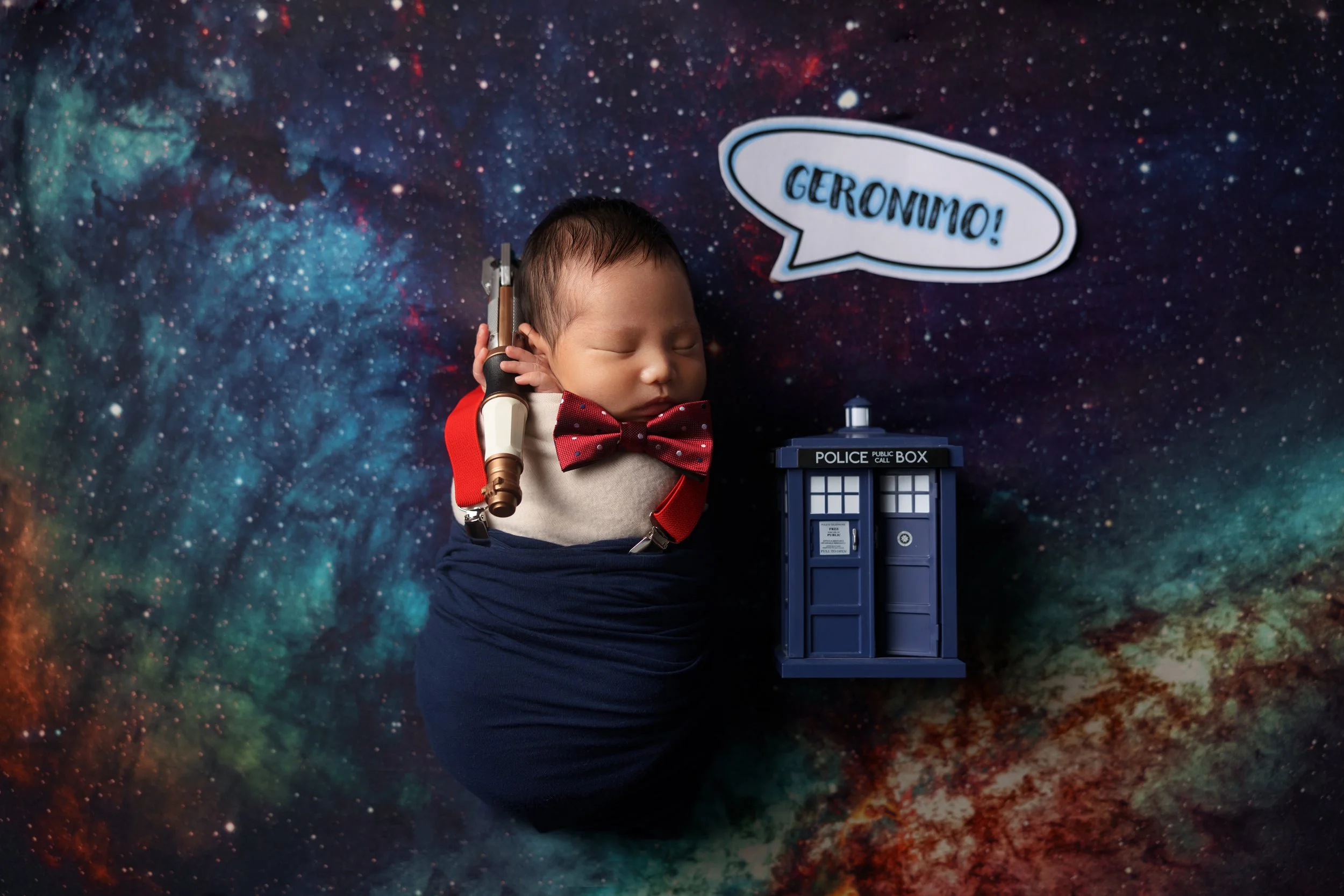 Doctor Who Newborn Photo Idea