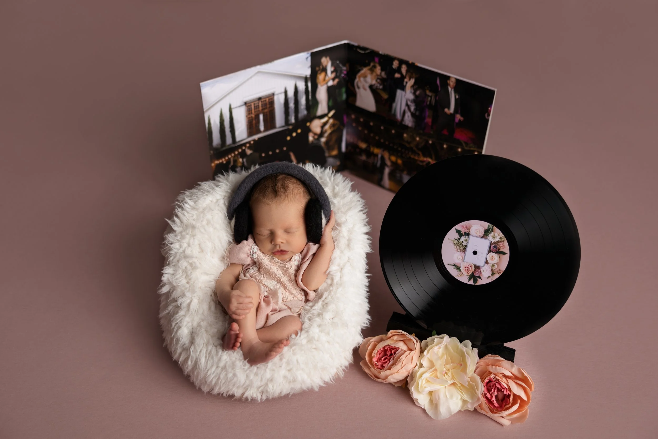 Music Lover Newborn Portrait