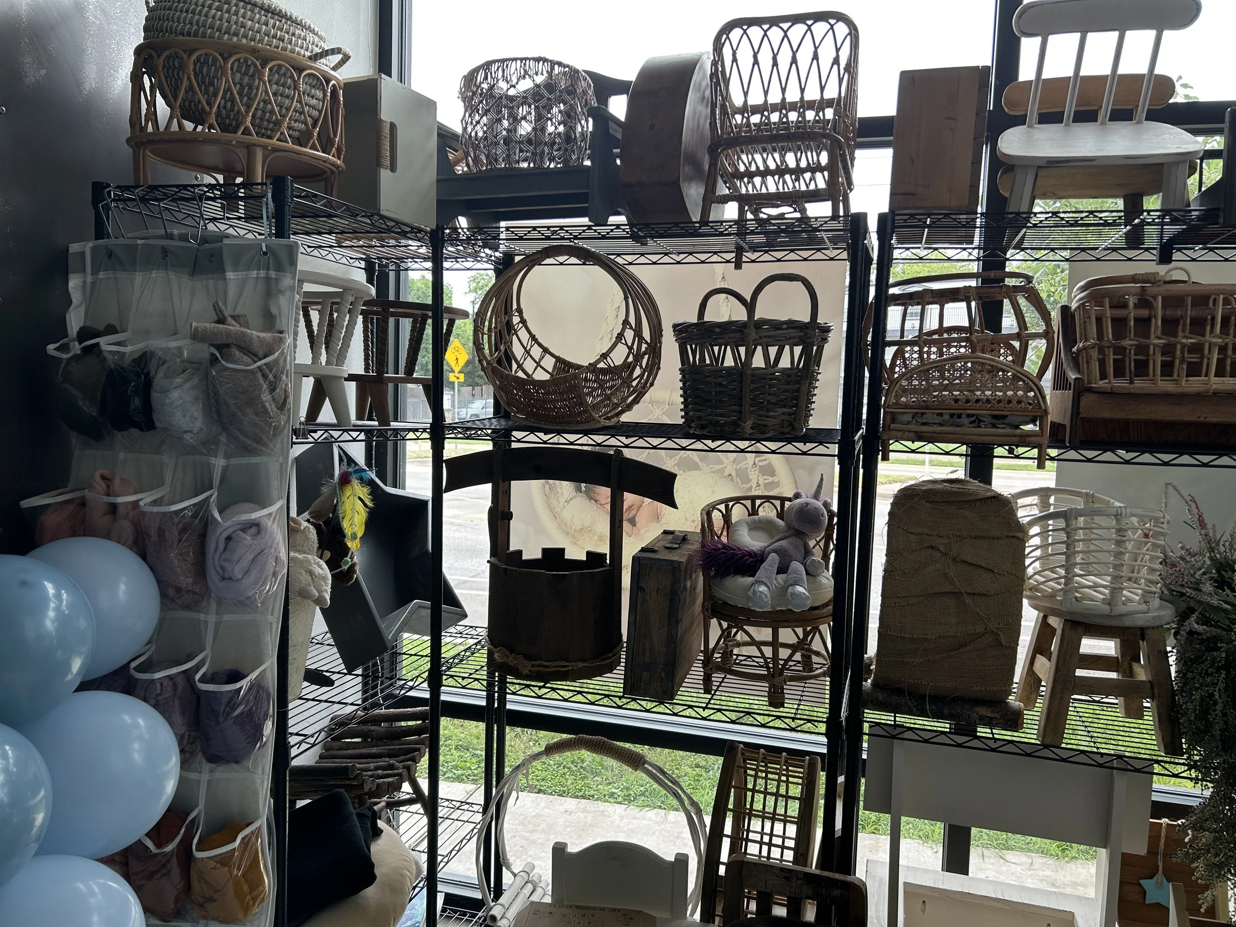 Newborn Photography Prop Storage &amp; Basket Collection