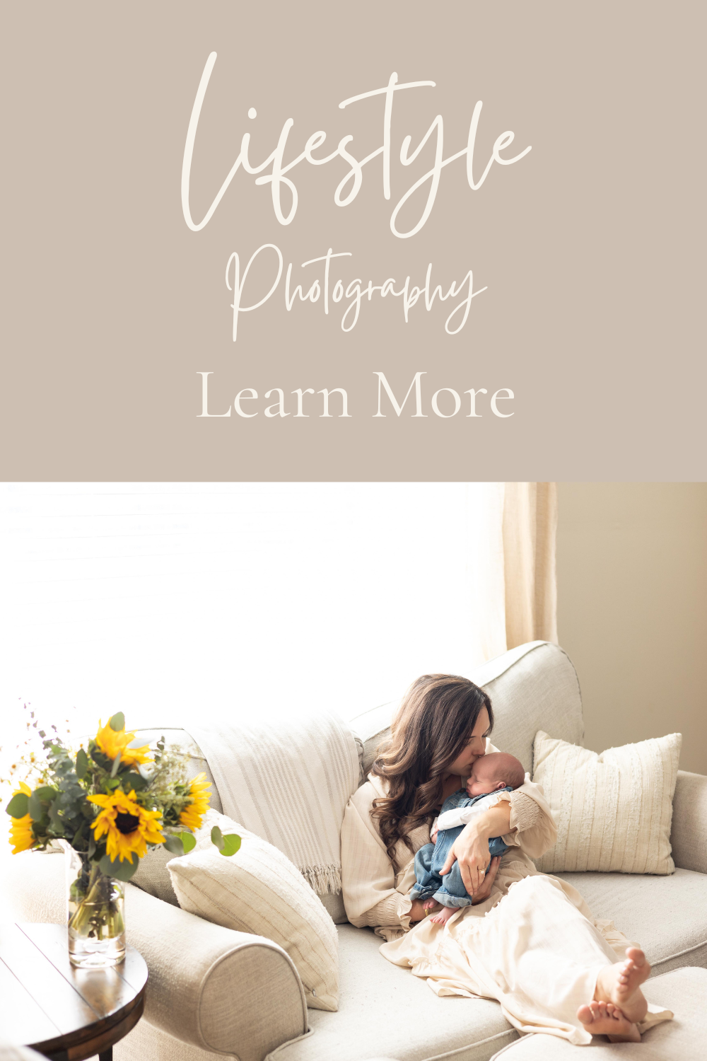 Mother cuddling her newborn during an in-home lifestyle newborn photography session in Austin, Texas.