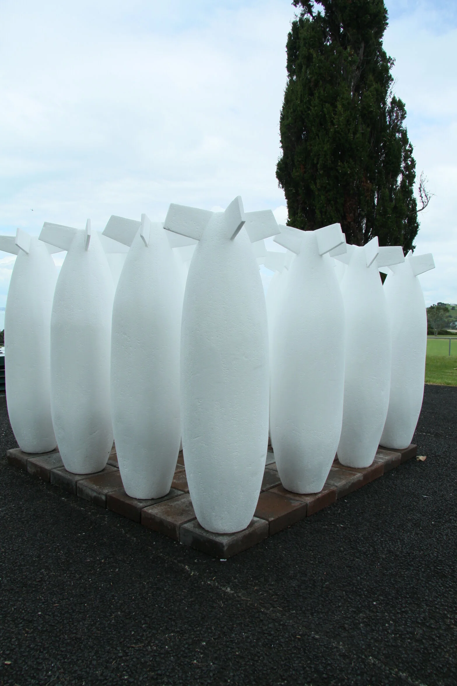 W.O.M.D (2012 ) -(site specific) Sculpture on shore, Auckland