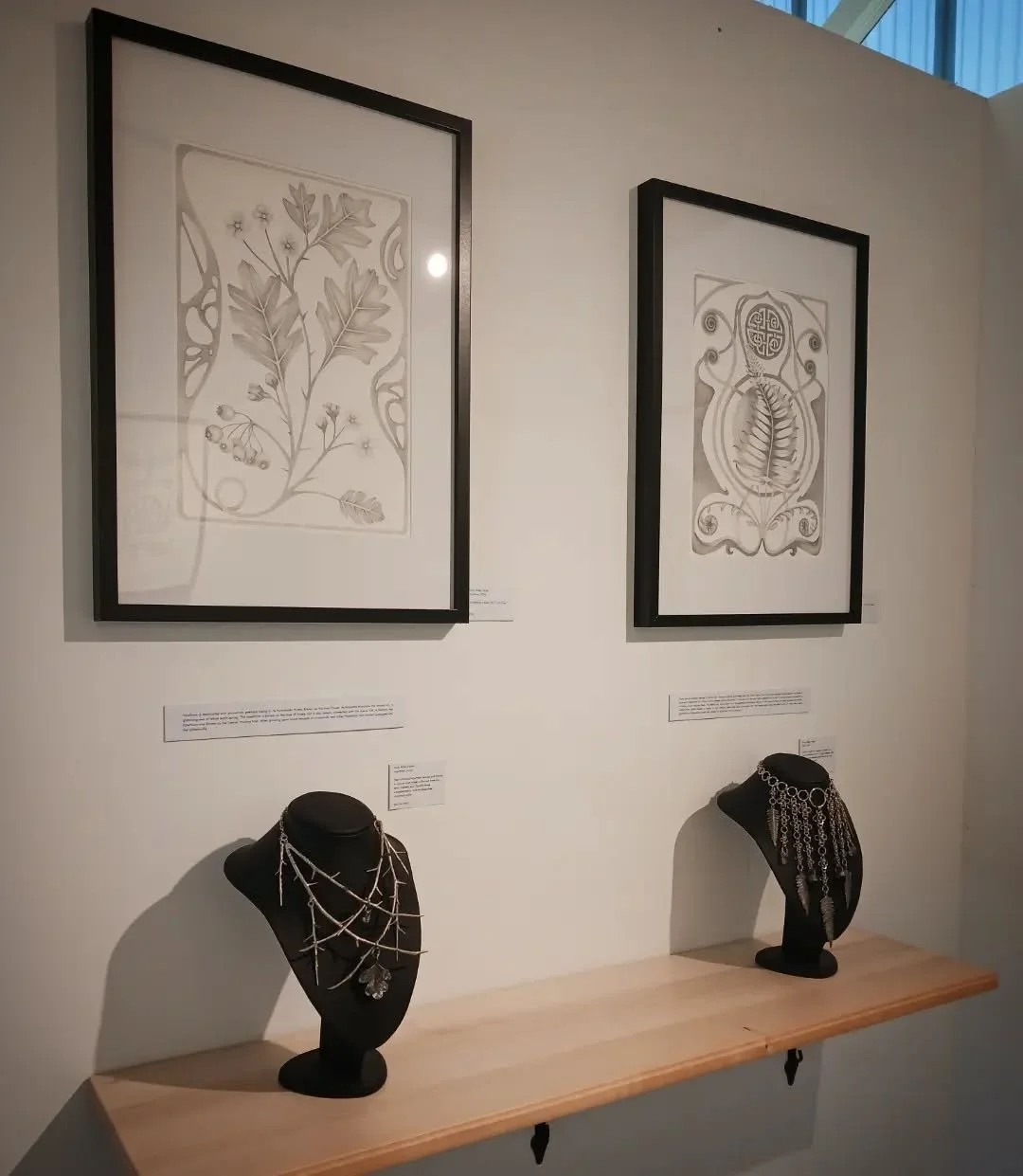 Last chance this weekend to see this beautiful mini exhibition "Undergrowth"  by @wild.incantations and @artwith.alana !
We've been so blessed to have these lovely works here at Tanglewood Gallery 🥰
Open 11-4 Saturday and Sunday