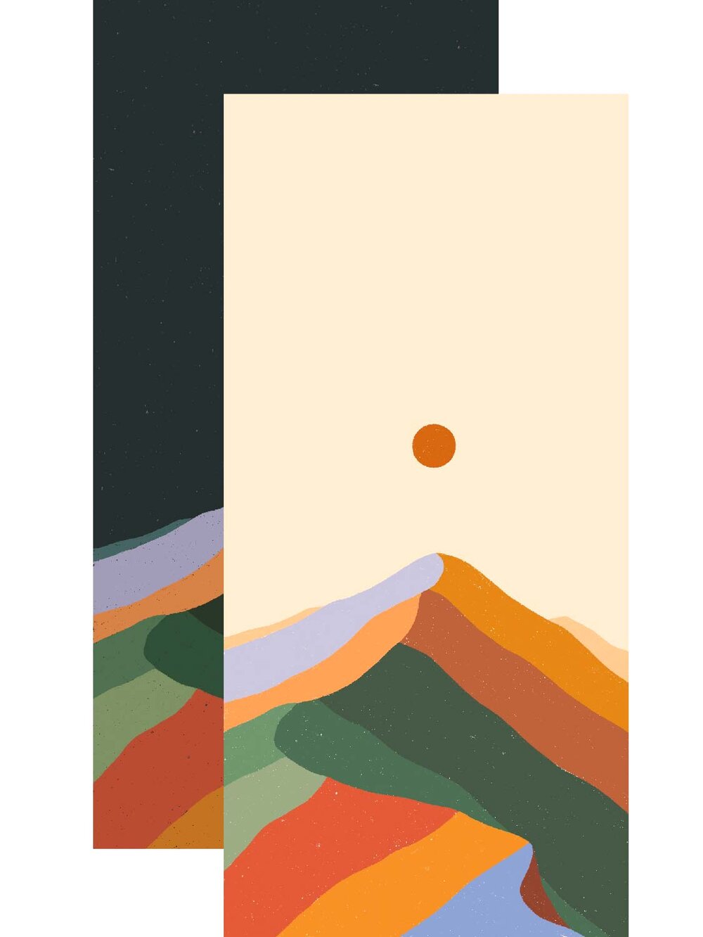 Mystic Mountain' phone wallpaper — maus haus