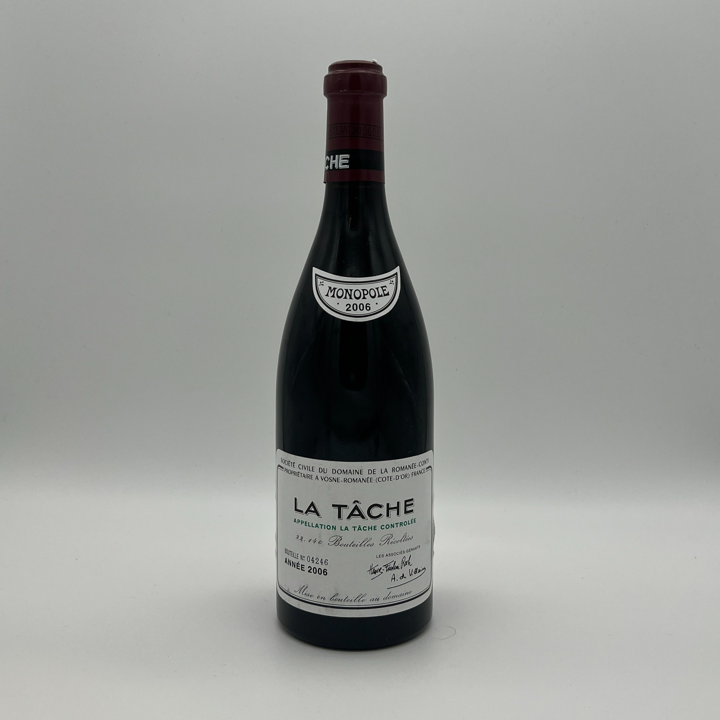 2006 Domaine de la Romanee-Conti La Tache Grand Cru Monopole, Cote de Nuits, France