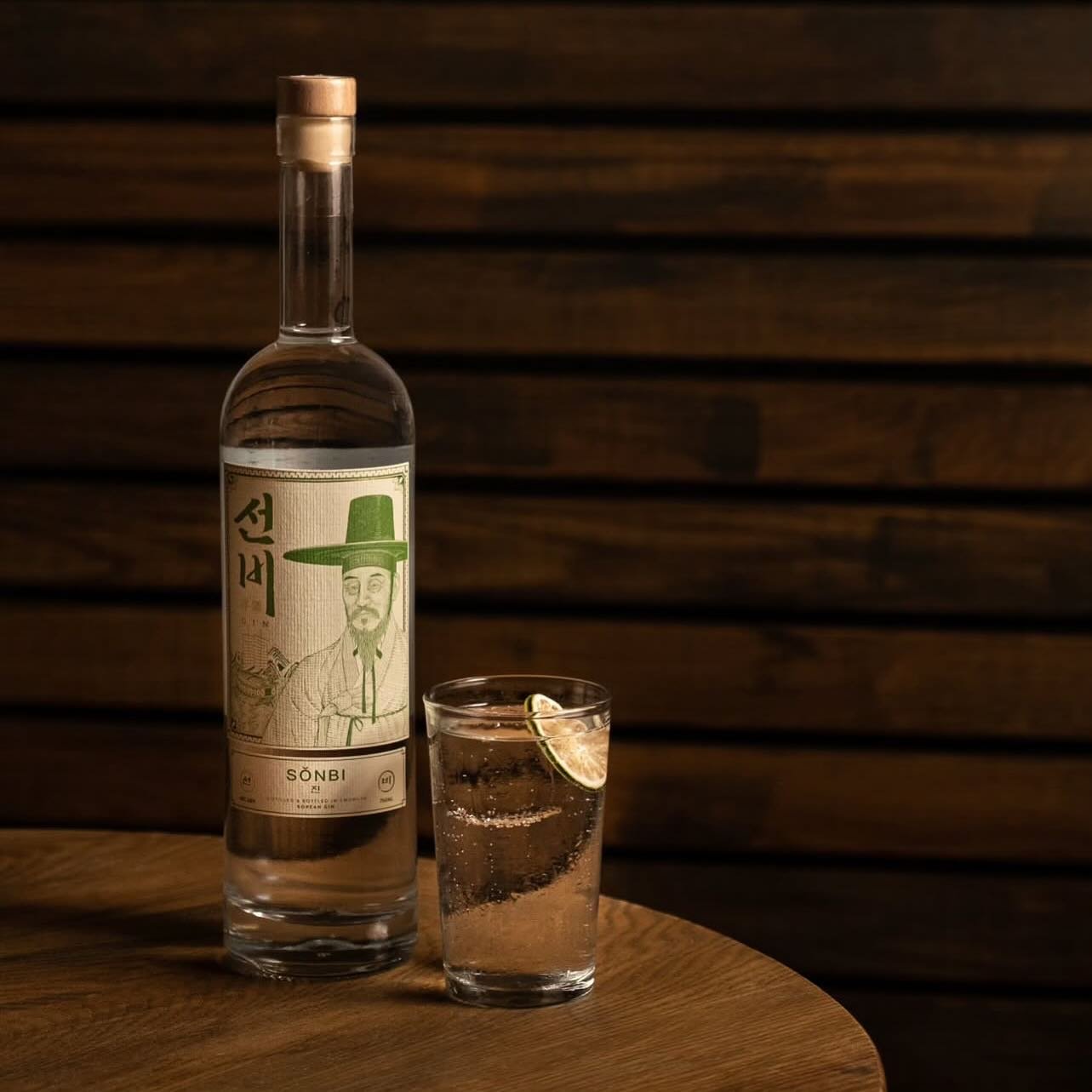 From our friends at master distillery, Tokki in Korea: Sonbi Gin 

Sonbi makes a great Gin Sonic. We prefer the drier version of a Gin &amp; Tonic, which substitutes the tonic with a 50-50 mix of tonic and soda.

Ingredients:
Sonbi Gin: 36 grams
Toni