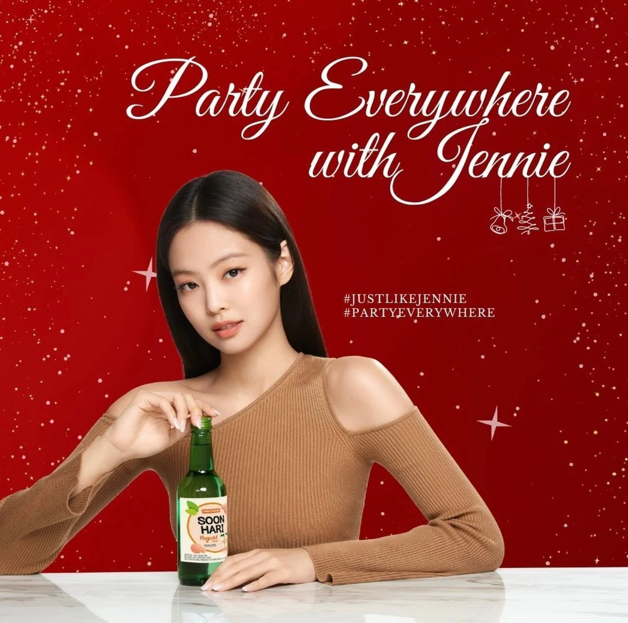 Happy holiday season 🤗🎄🪩

May the most festive time of the year always be bright and full of cheer. Cheers from SOONHARI x @jennierubyjane ❤️