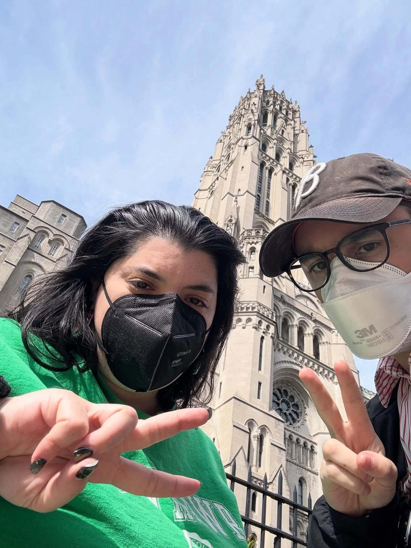 Hanging with @evancook.audio, doing a show. Riverside is a very pretty church.