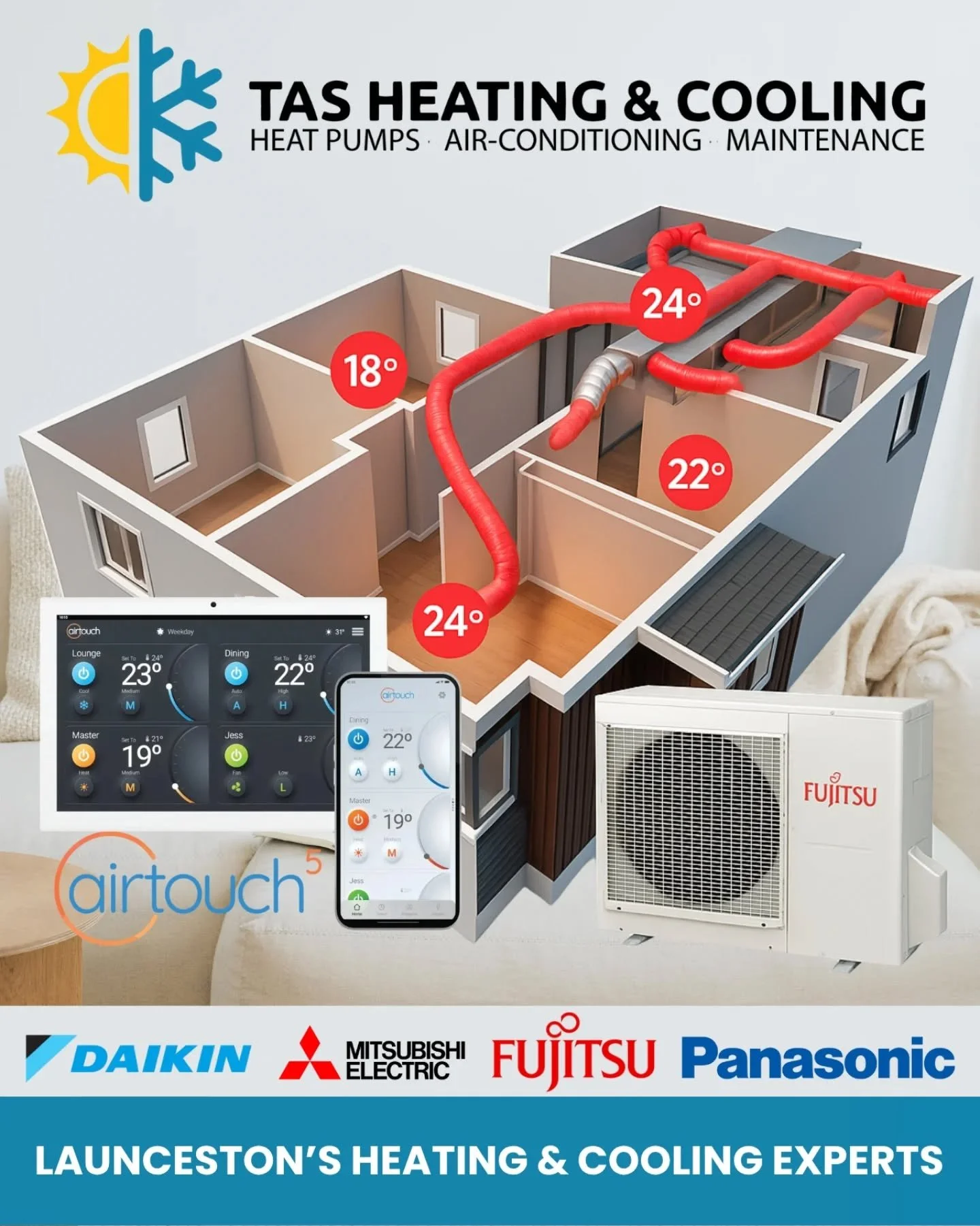 Big thanks to my colleague @edis_and_oscar for helping me get the new @tasheatingandcooling website live this week. Our client Dan is stoked with the results and the performance of his paid search &amp; social campaigns to date which is the feedback 