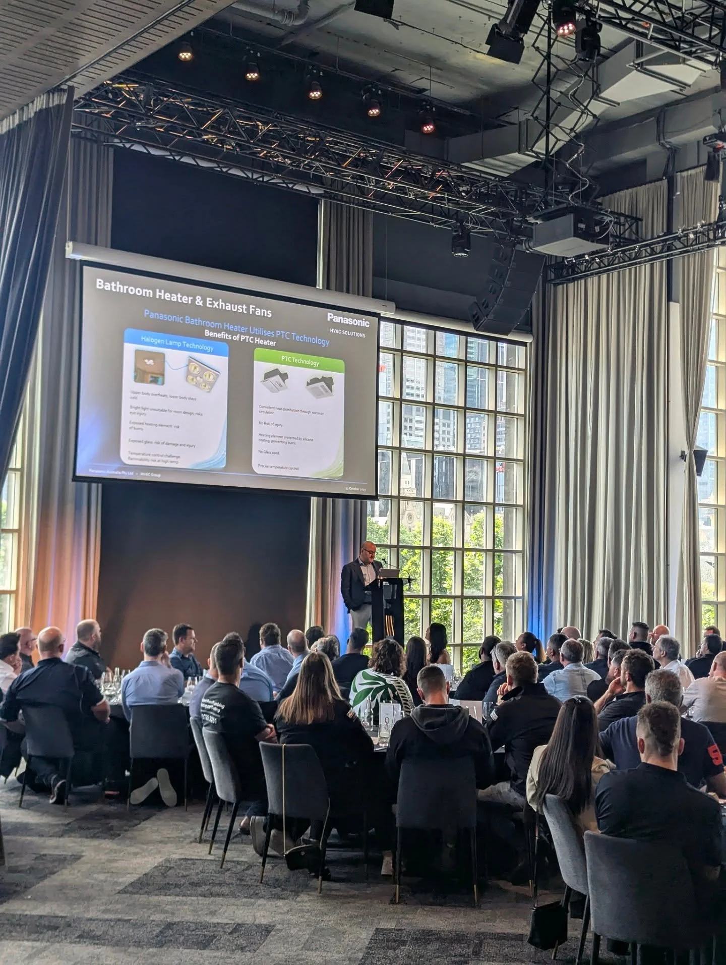 Great to attend Panasonic's latest sales &amp; marketing event this week in Melbourne with Steve Dale from @daleair.com.au. Lots of fantastic new energy efficient products coming to market &amp; lots of opportunity to help position Dale Air alongside