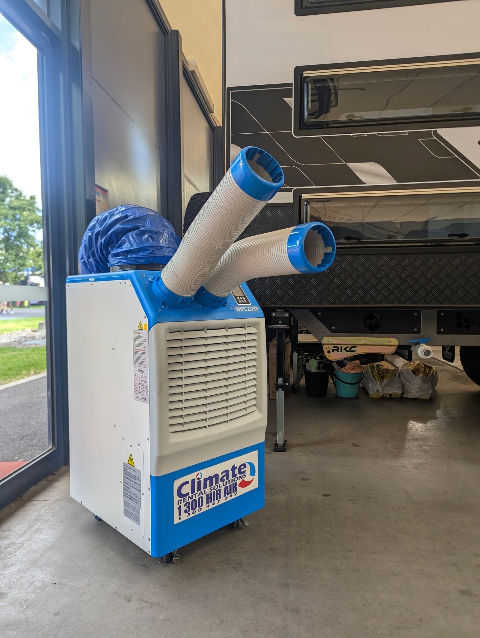 Great to see @climaterentalsolutions portable reverse cycle and evaporative cooler units in action at the Vic Caravan Show. We've been managing their lead generation for over 4 years and it's always a nice suprise when you see their units at events a