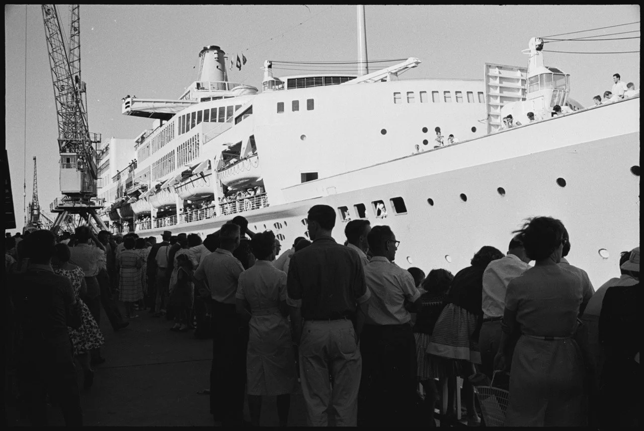 On board Oriana, 1960-3