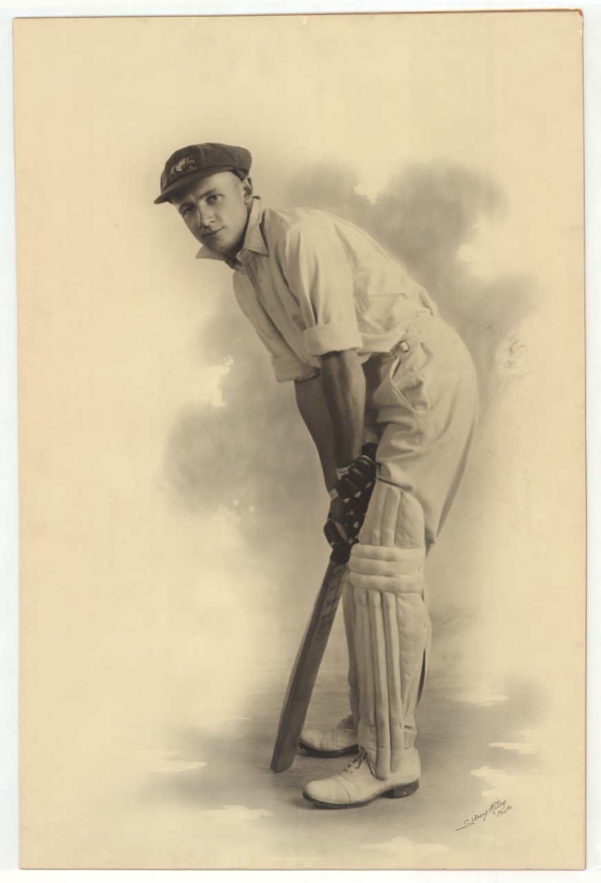 Portrait photograph of Don Bradman 1928