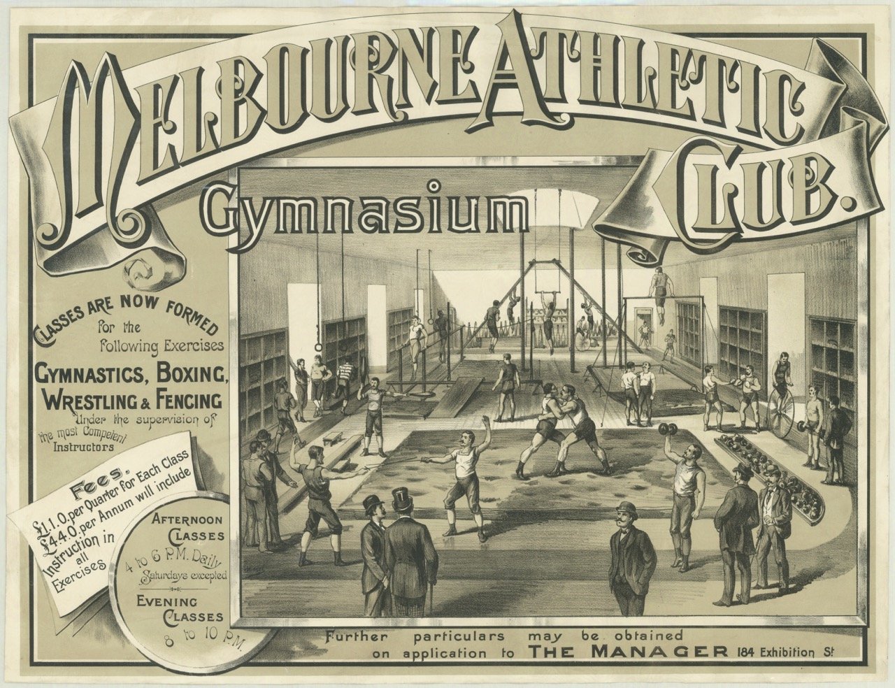 Melbourne Athletic Club Gymnasium 1891