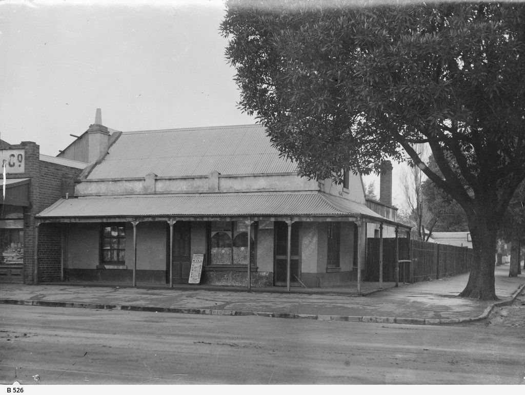 The first Post Office on the Parade, Norwood, built in about 1856.