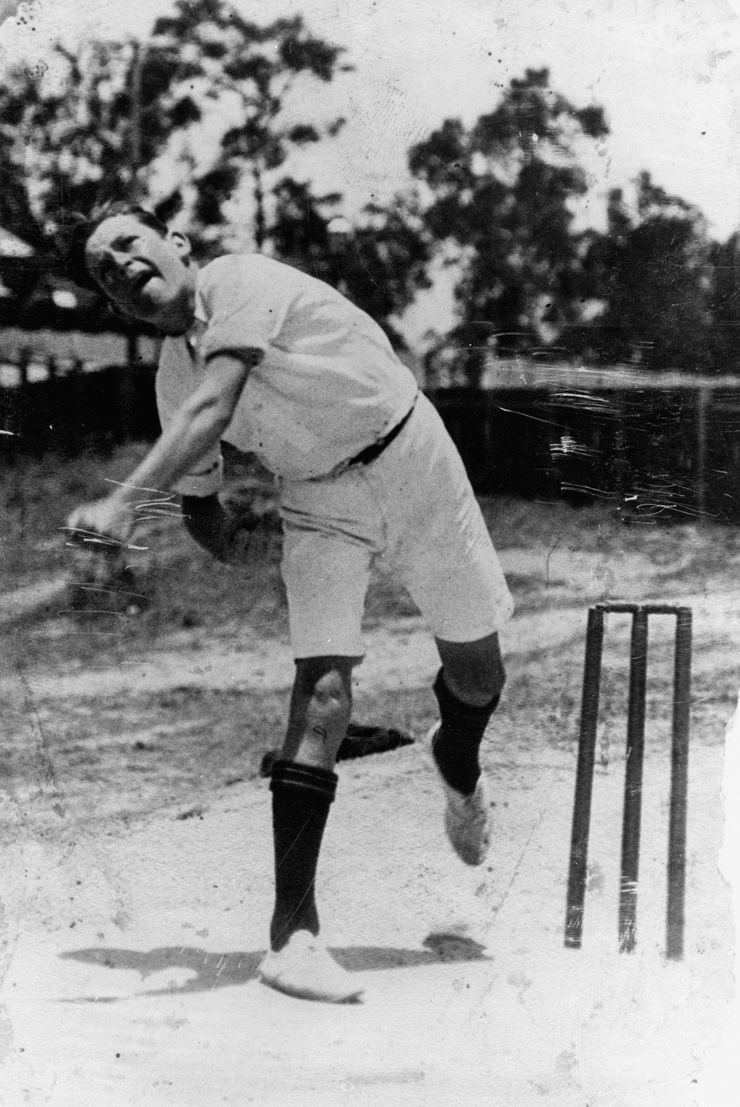 George Lenton, schoolboy cricketer, ca. 1925