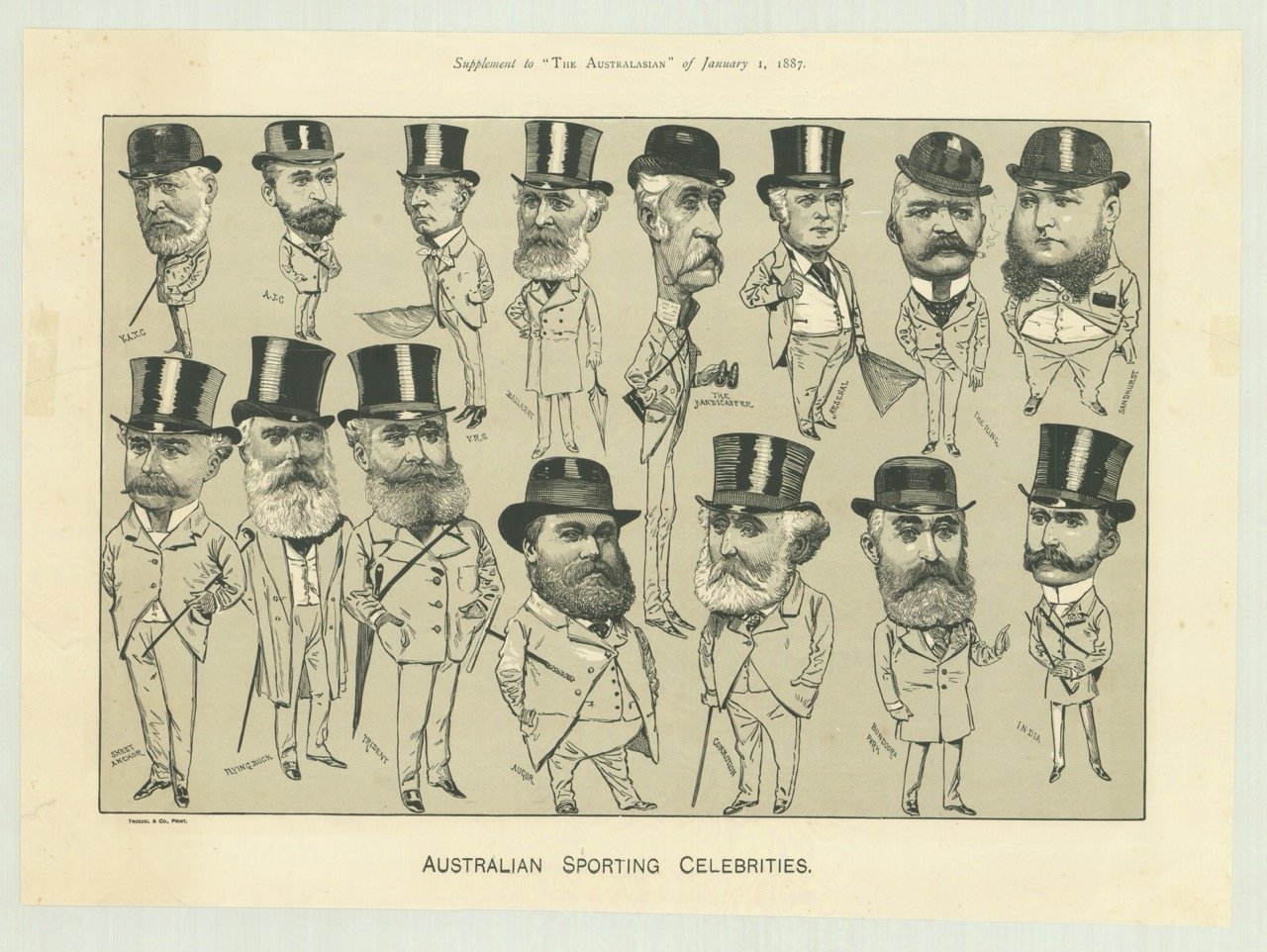 Australian Sporting Celebrities 1887