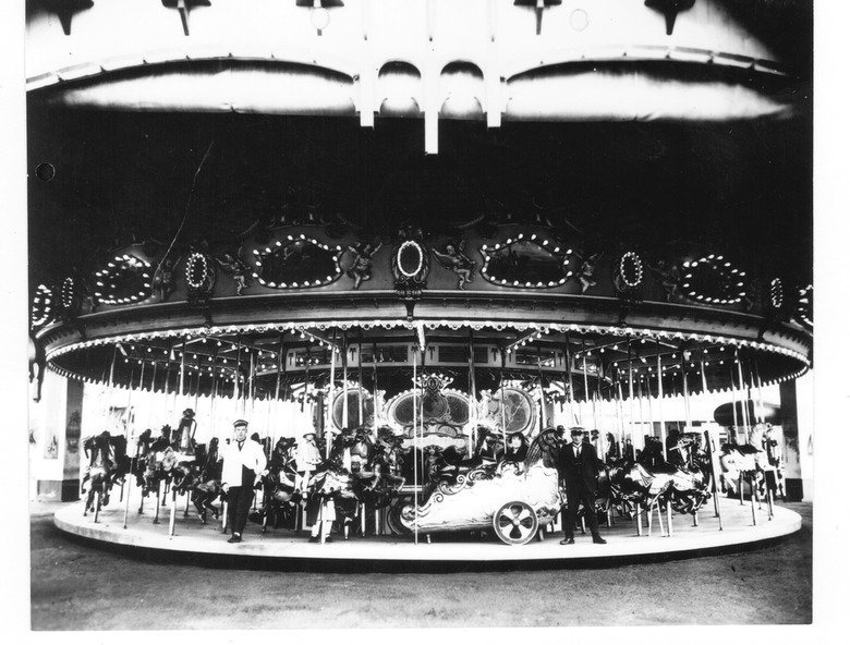 The Carousel, Luna Park, St Kilda, c1923. Built in 1913