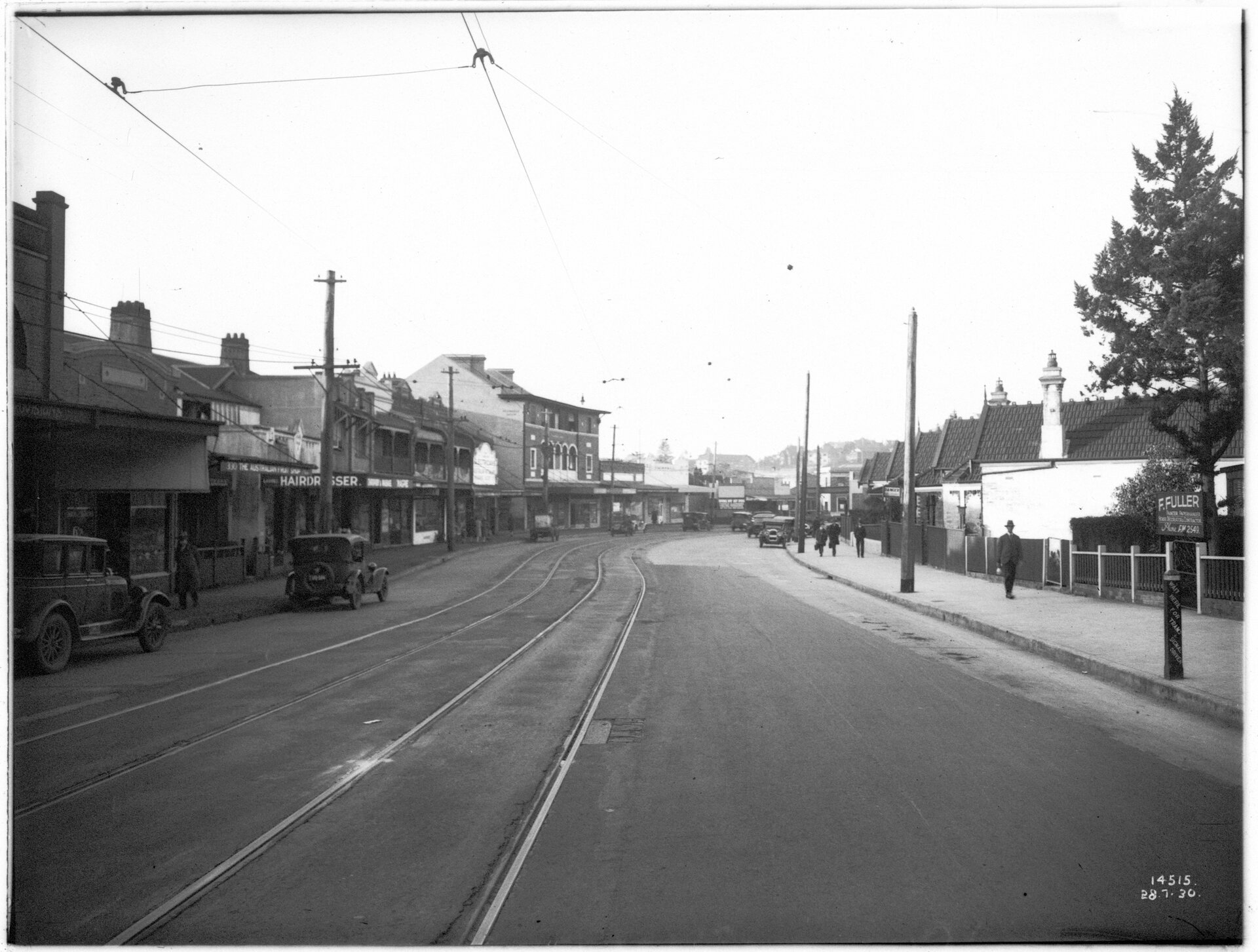 New South Head Road, between Manning Rd and Knox St, Double Bay 1938