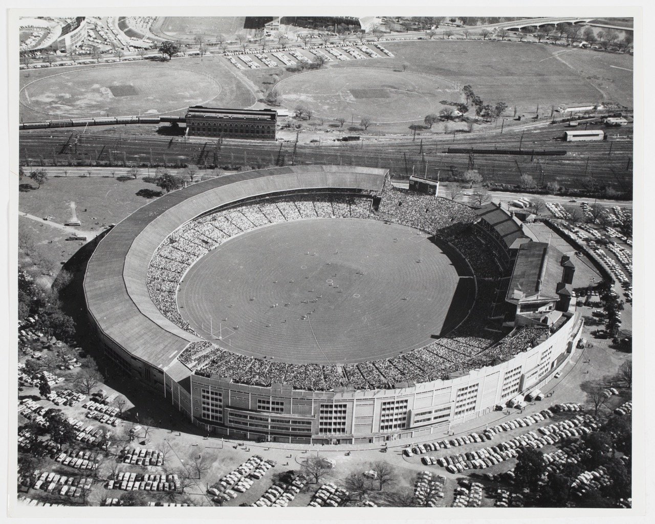 Aerial of the Mebourne Cricket Ground, ca. 1962 2